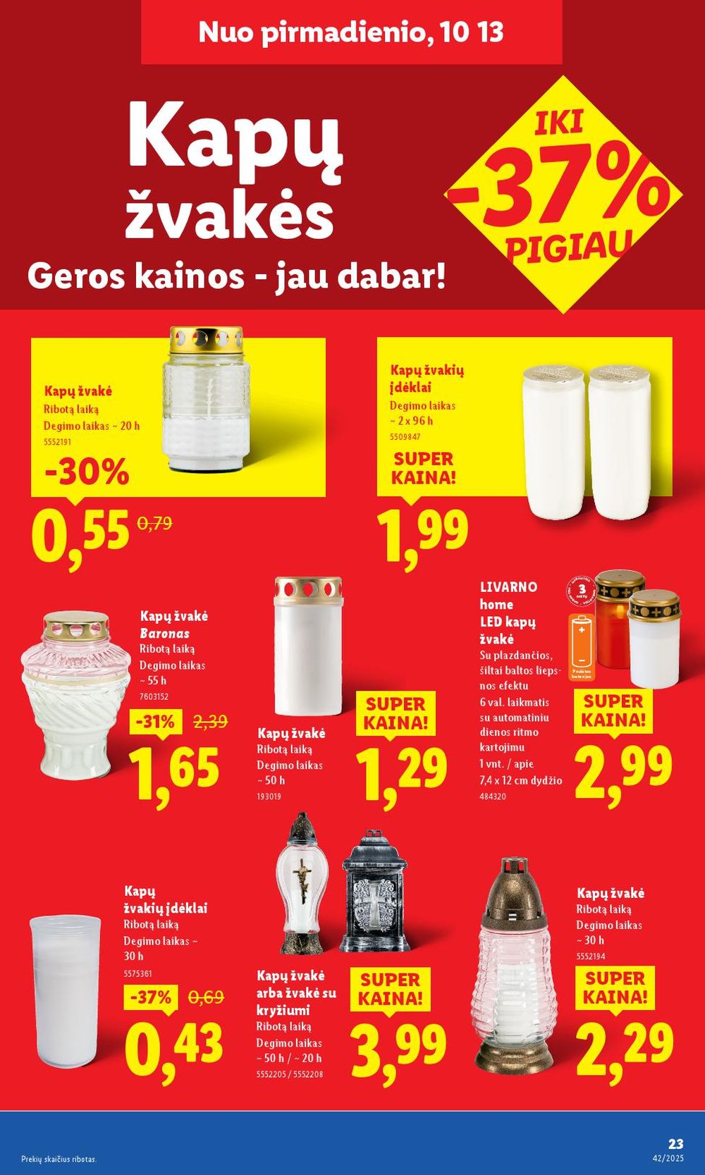 lidl - LIDL - Ne maisto prekių pasiūlymai (2025 10 13 - 2025 10 19) - page: 23