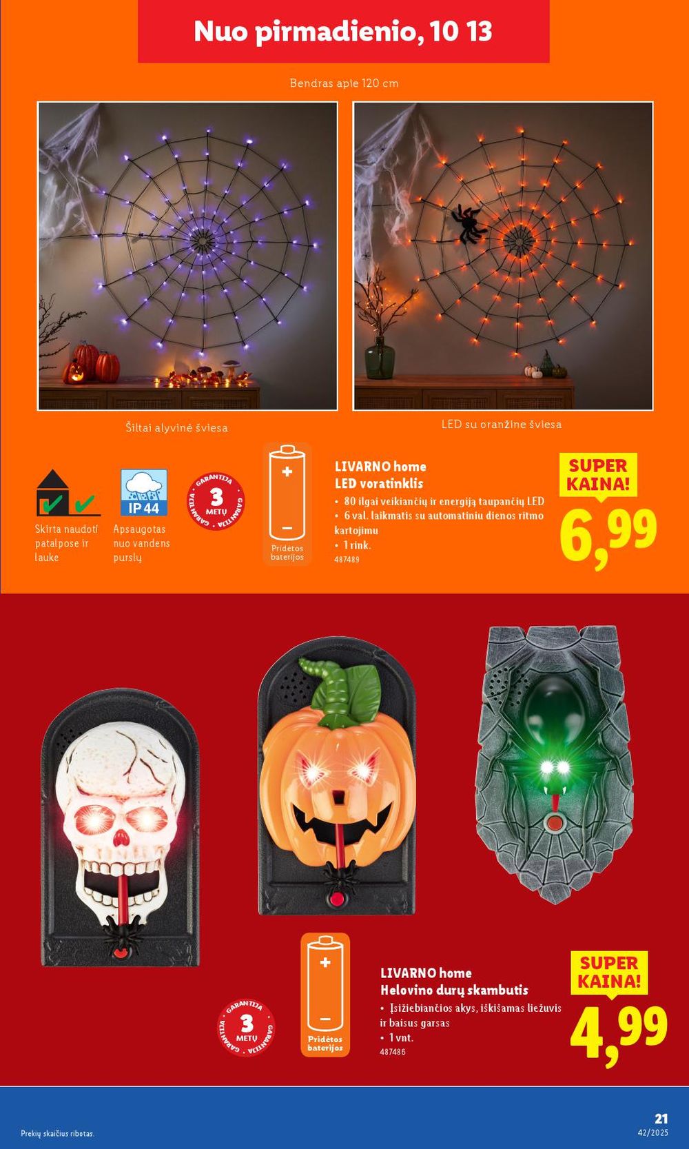 lidl - LIDL - Ne maisto prekių pasiūlymai (2025 10 13 - 2025 10 19) - page: 21