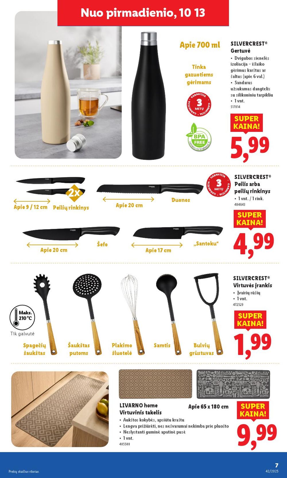 lidl - LIDL - Ne maisto prekių pasiūlymai (2025 10 13 - 2025 10 19) - page: 7