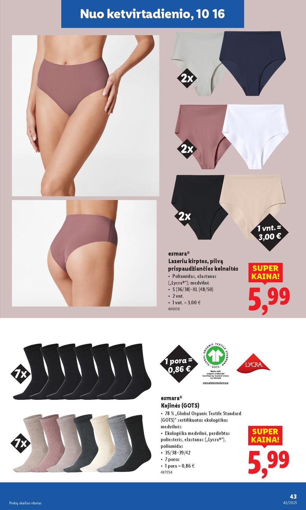 lidl - LIDL - Ne maisto prekių pasiūlymai (2025 10 13 - 2025 10 19) - page: 43