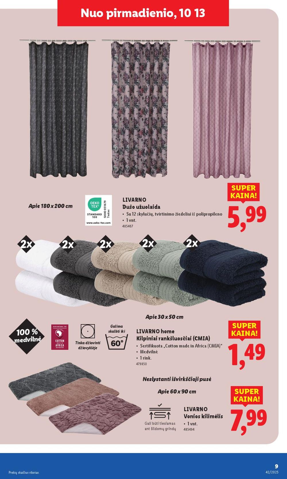 lidl - LIDL - Ne maisto prekių pasiūlymai (2025 10 13 - 2025 10 19) - page: 9