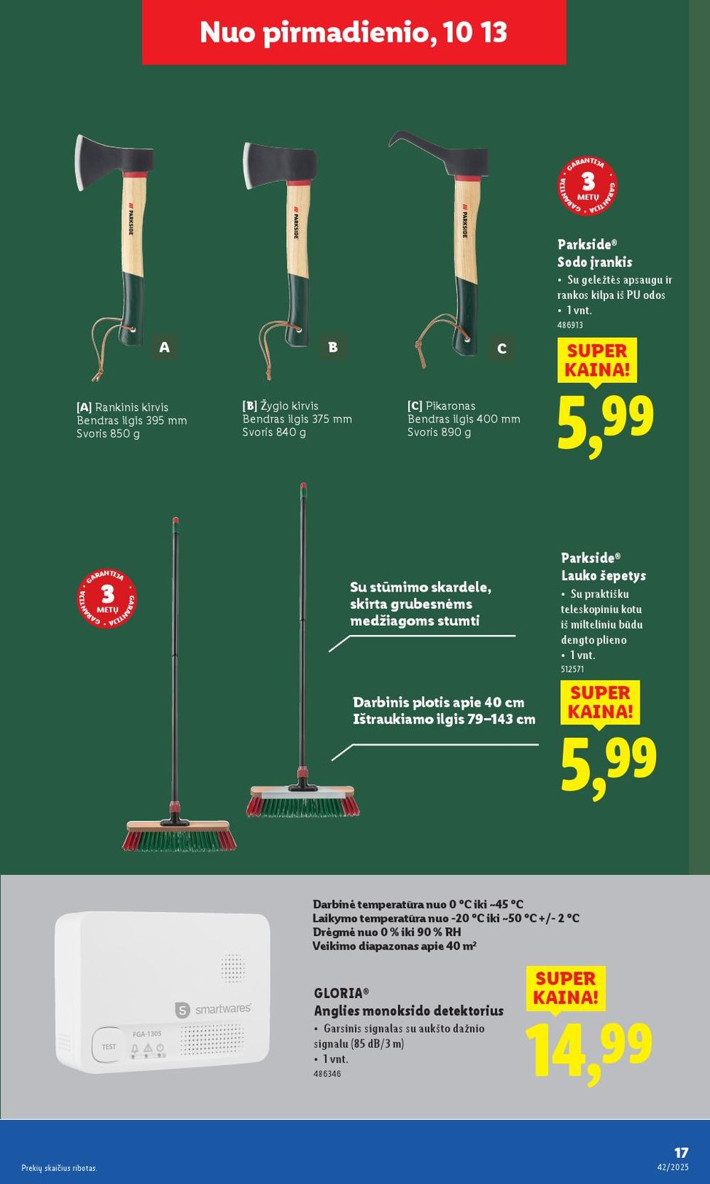 lidl - LIDL - Ne maisto prekių pasiūlymai (2025 10 13 - 2025 10 19) - page: 17