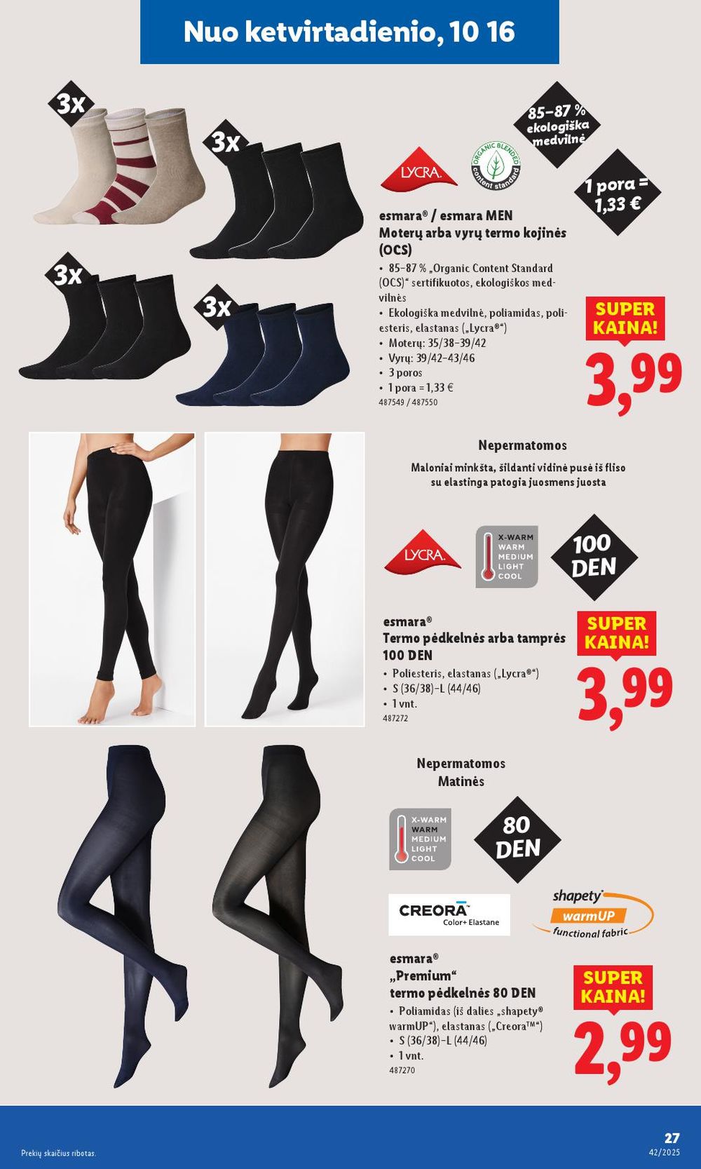 lidl - LIDL - Ne maisto prekių pasiūlymai (2025 10 13 - 2025 10 19) - page: 27
