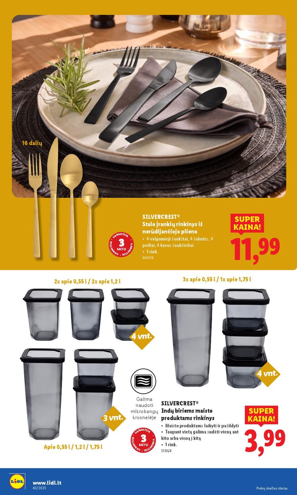 lidl - LIDL - Ne maisto prekių pasiūlymai (2025 10 13 - 2025 10 19) - page: 6