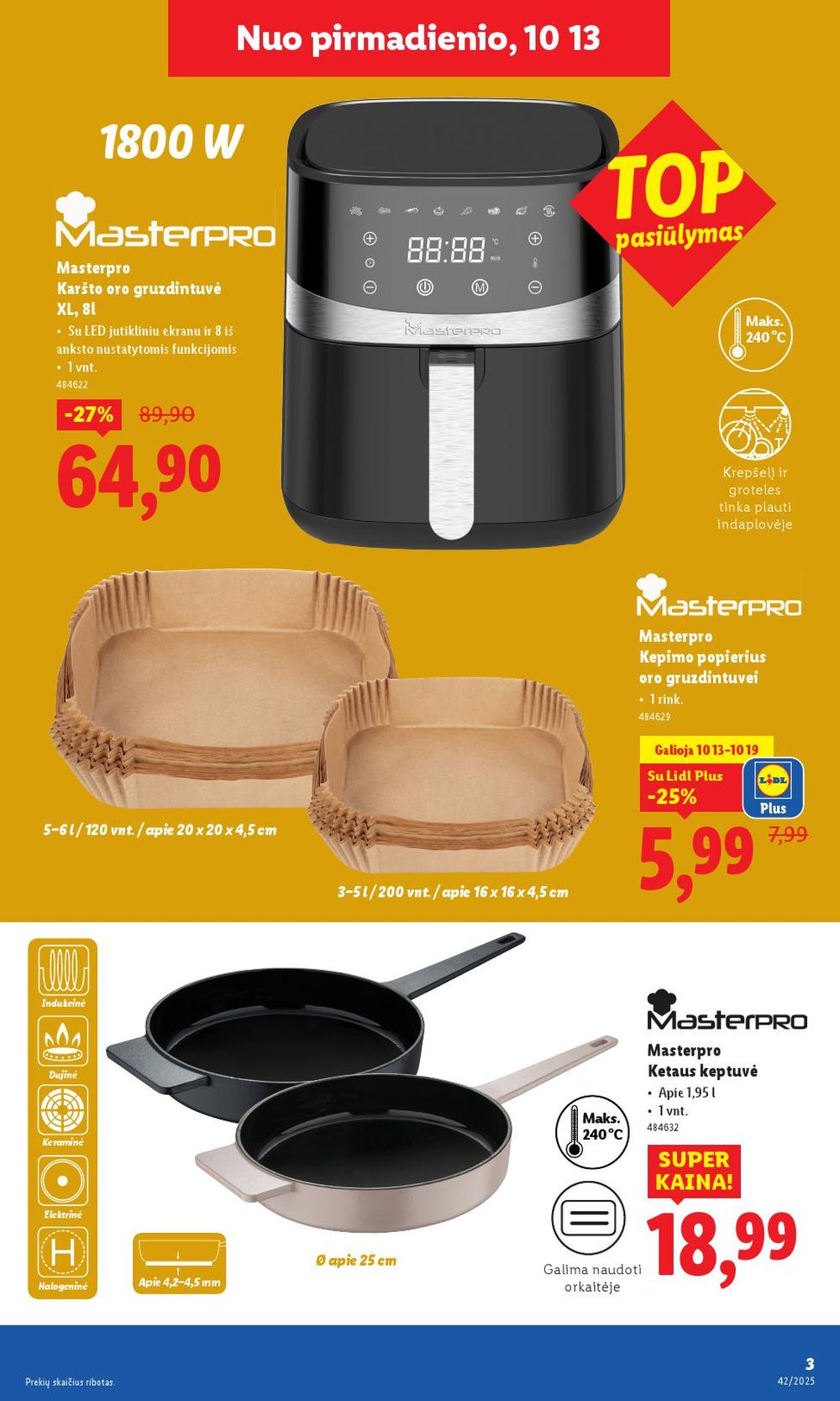 lidl - LIDL - Ne maisto prekių pasiūlymai (2025 10 13 - 2025 10 19) - page: 3