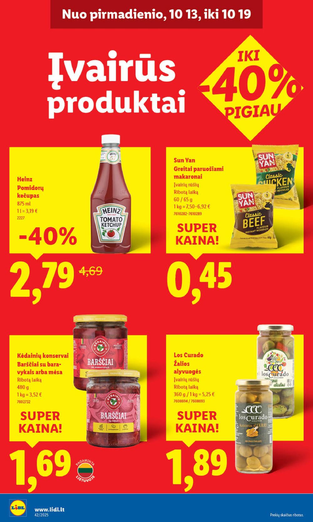 lidl - LIDL - Maisto prekių pasiūlymai (2025 10 13 - 2025 10 19) - page: 38