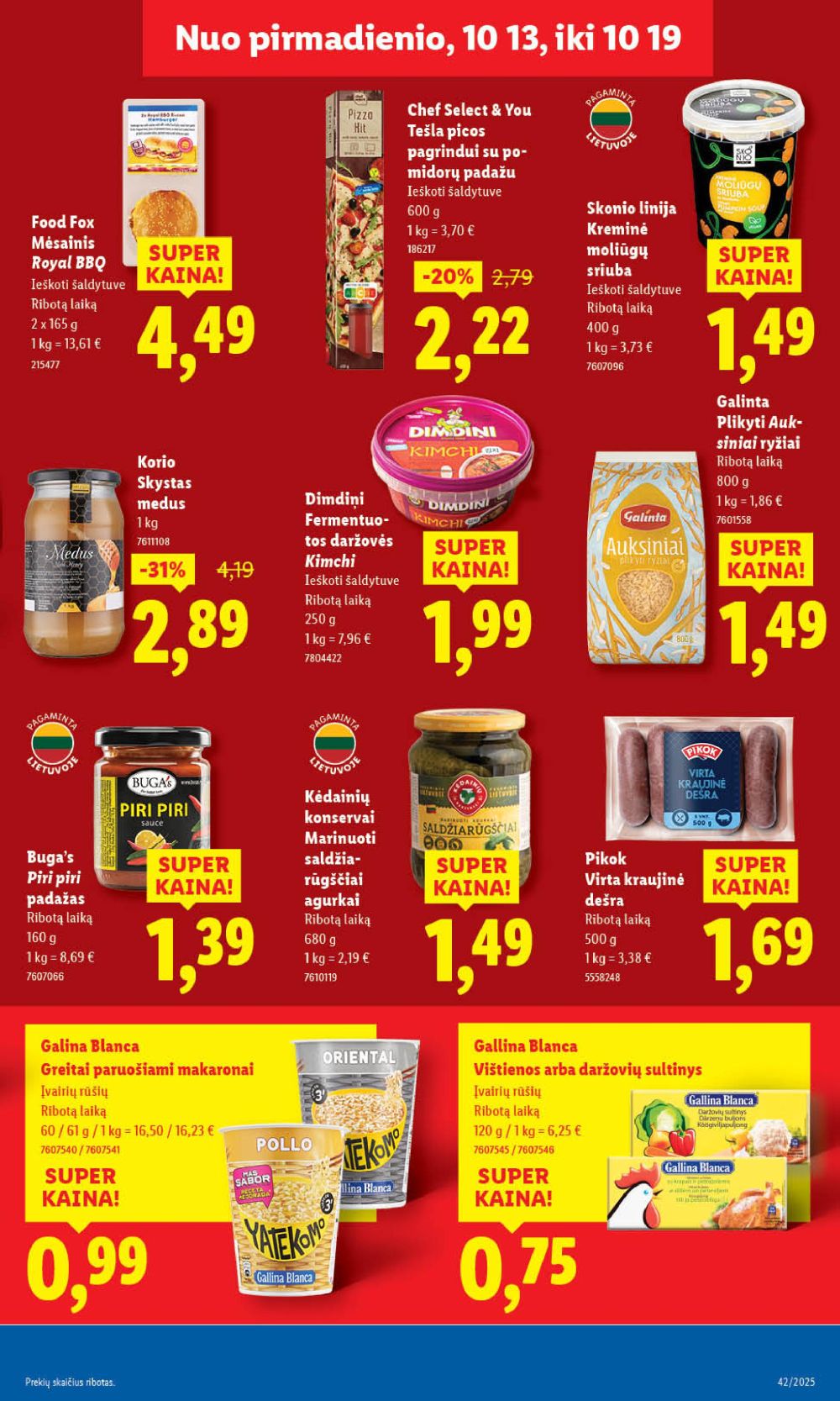 lidl - LIDL - Maisto prekių pasiūlymai (2025 10 13 - 2025 10 19) - page: 39