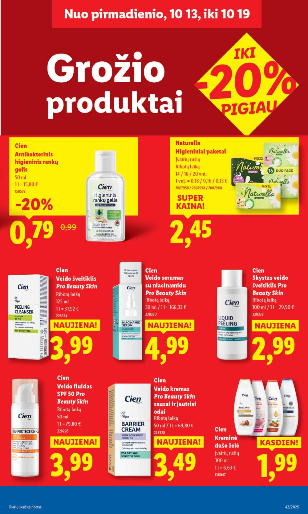 lidl - LIDL - Maisto prekių pasiūlymai (2025 10 13 - 2025 10 19) - page: 45