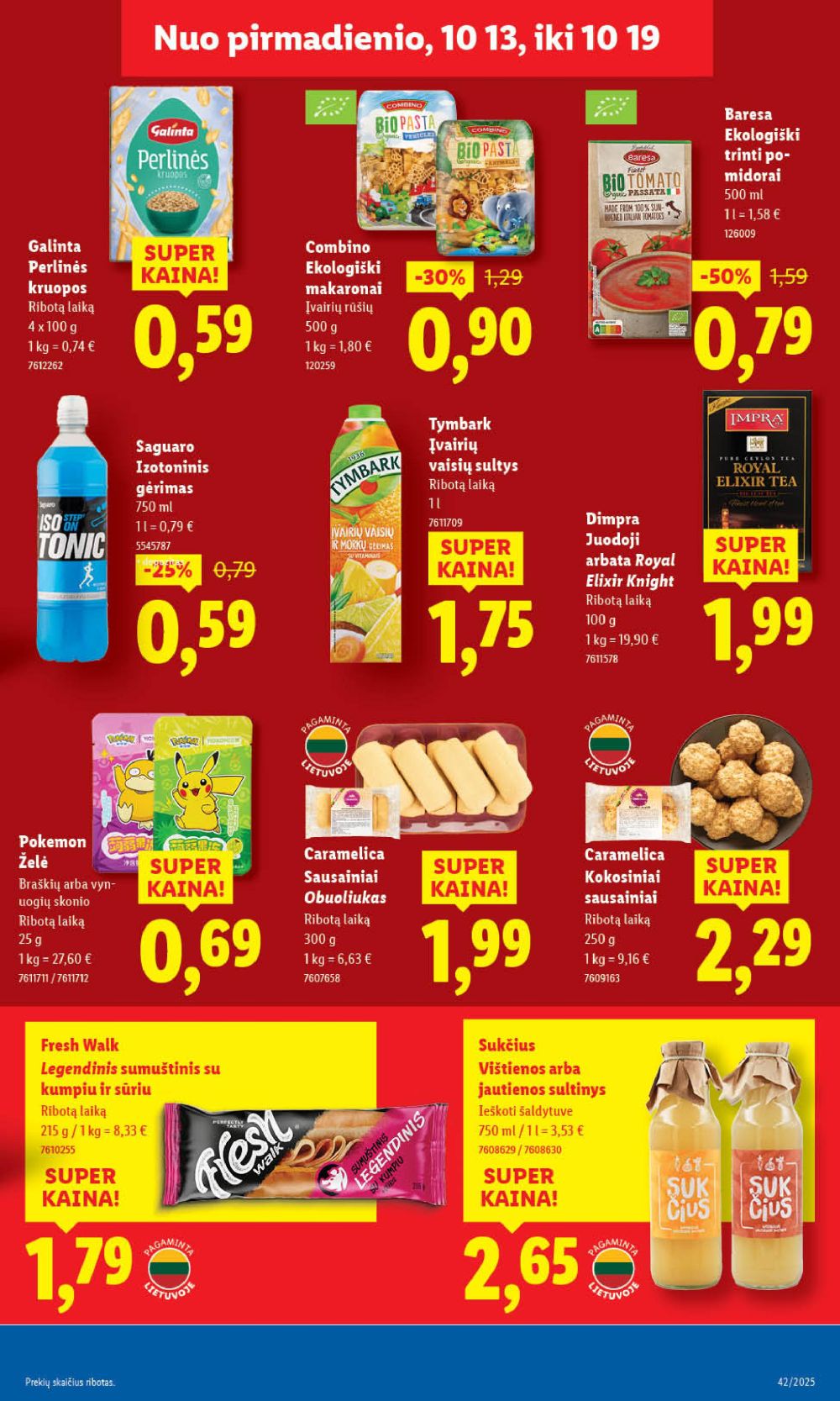 lidl - LIDL - Maisto prekių pasiūlymai (2025 10 13 - 2025 10 19) - page: 43