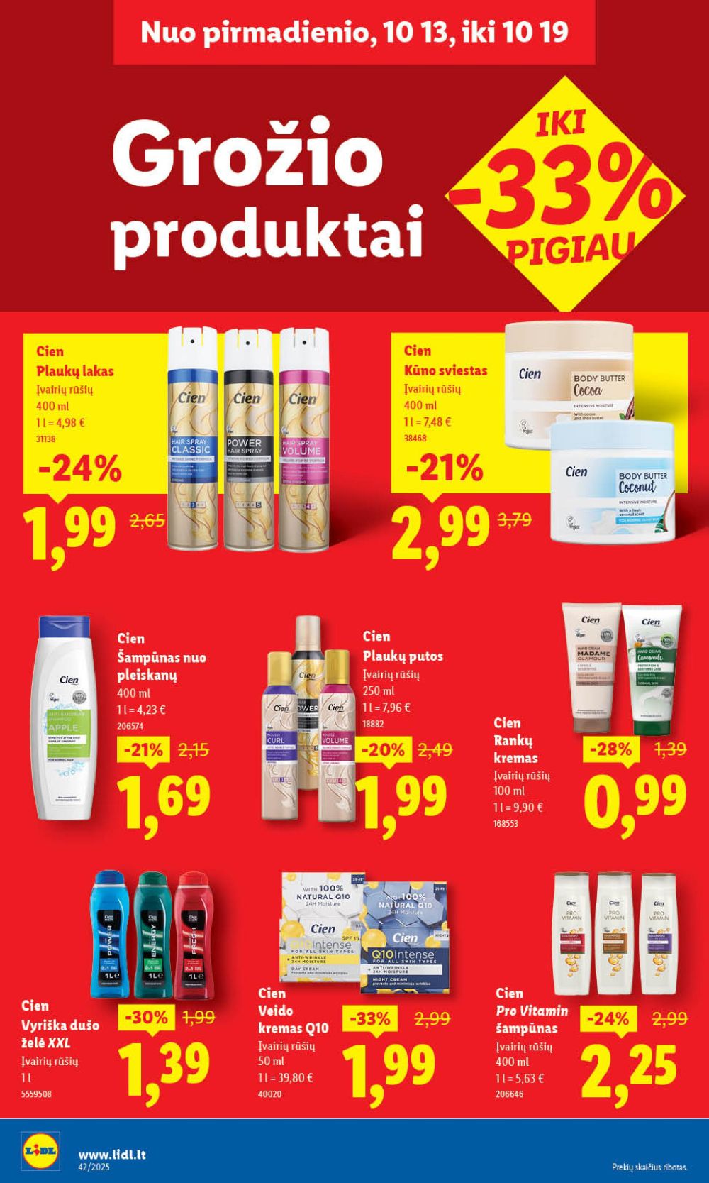 lidl - LIDL - Maisto prekių pasiūlymai (2025 10 13 - 2025 10 19) - page: 44