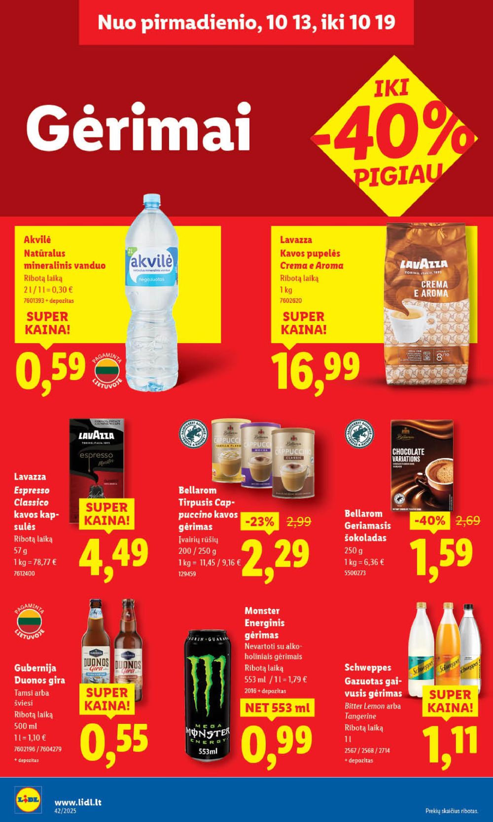 lidl - LIDL - Maisto prekių pasiūlymai (2025 10 13 - 2025 10 19) - page: 36