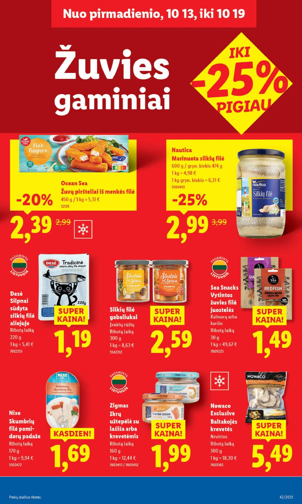 lidl - LIDL - Maisto prekių pasiūlymai (2025 10 16 - 2025 10 19) - page: 43 lidl - LIDL - Maisto prekių pasiūlymai (2025 10 16 - 2025 10 19) - page: 43