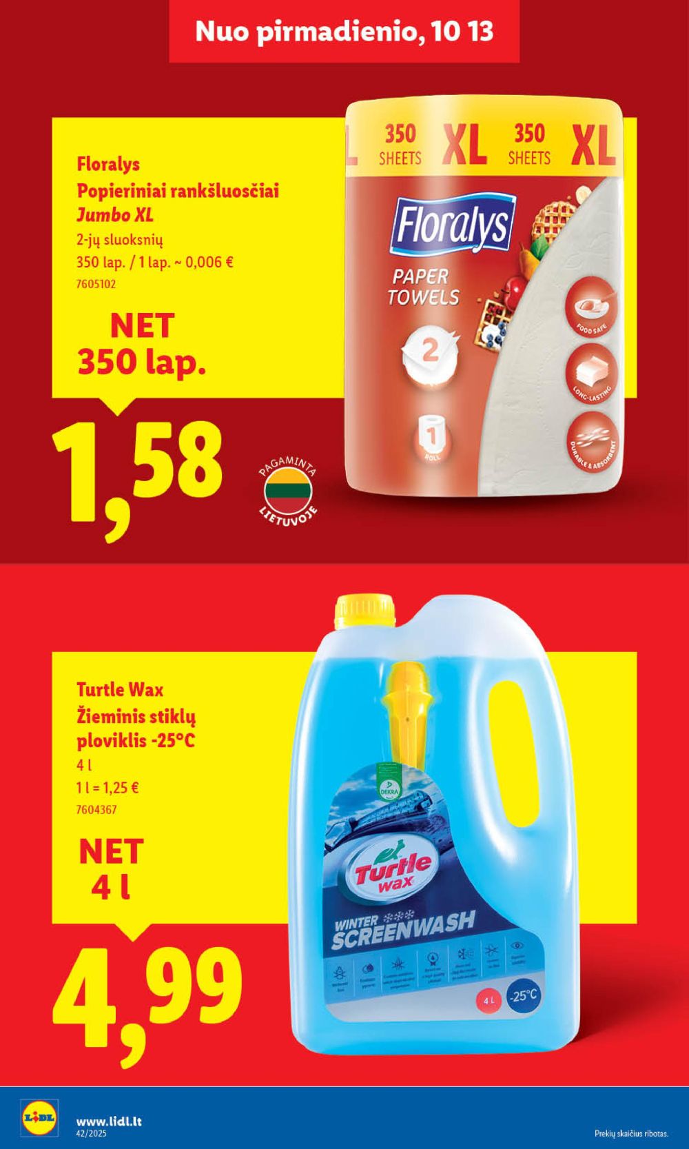 lidl - LIDL - Maisto prekių pasiūlymai (2025 10 16 - 2025 10 19) - page: 38 lidl - LIDL - Maisto prekių pasiūlymai (2025 10 16 - 2025 10 19) - page: 38