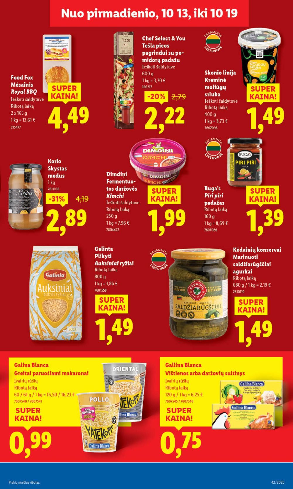 lidl - LIDL - Maisto prekių pasiūlymai (2025 10 16 - 2025 10 19) - page: 47 lidl - LIDL - Maisto prekių pasiūlymai (2025 10 16 - 2025 10 19) - page: 47