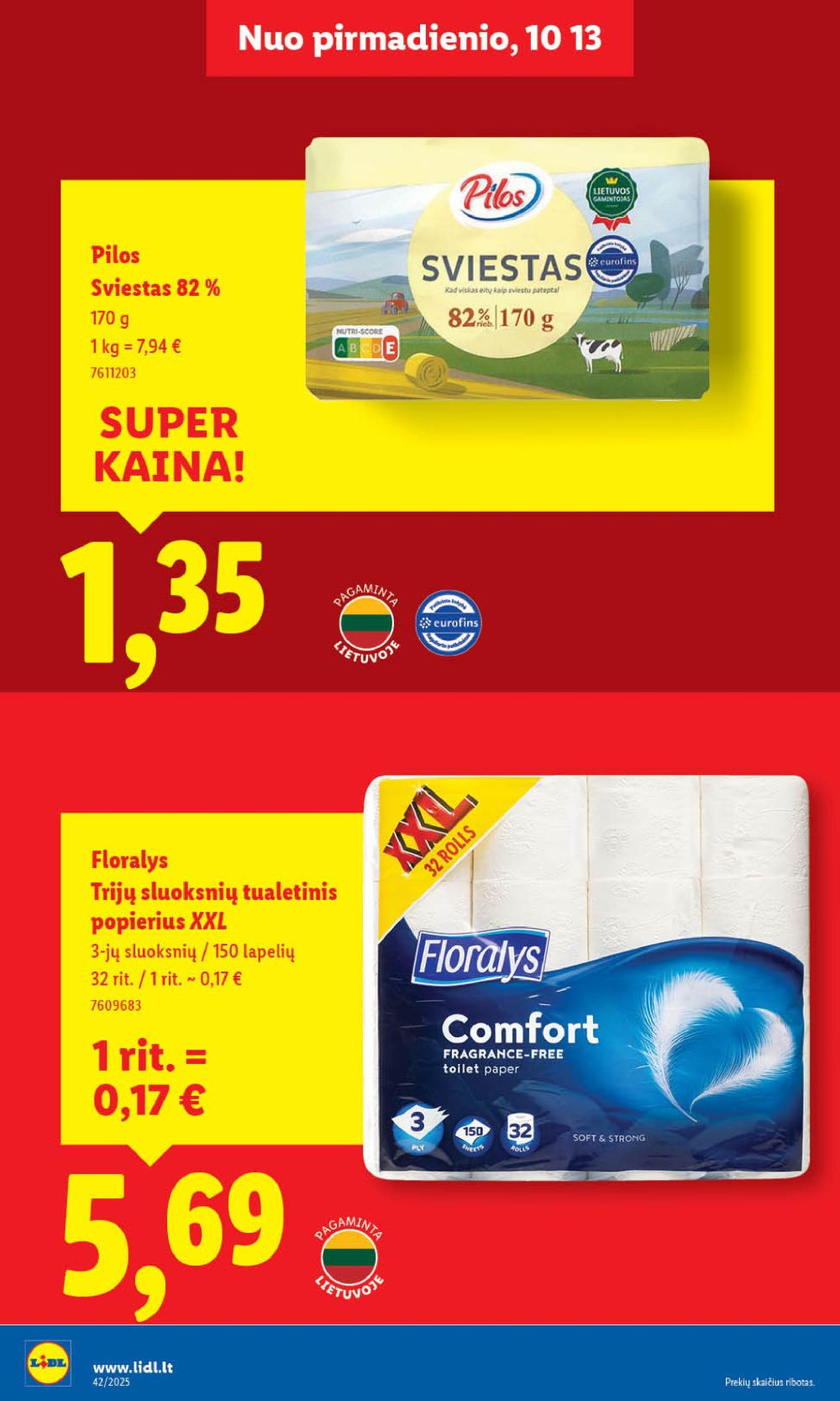 lidl - LIDL - Maisto prekių pasiūlymai (2025 10 16 - 2025 10 19) - page: 36 lidl - LIDL - Maisto prekių pasiūlymai (2025 10 16 - 2025 10 19) - page: 36