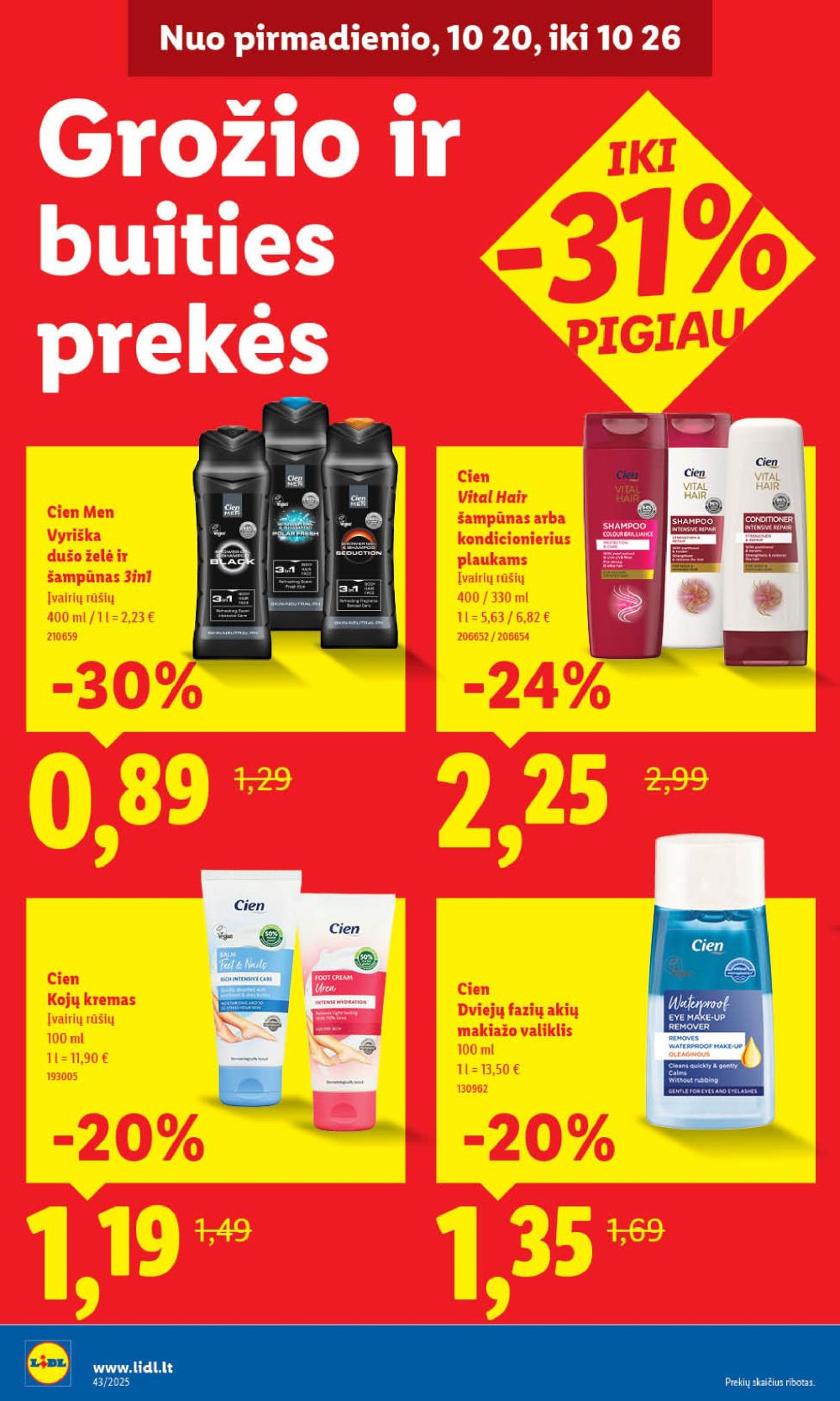 lidl - LIDL - Maisto prekių pasiūlymai (2025 10 20 - 2025 10 26) - page: 48 lidl - LIDL - Maisto prekių pasiūlymai (2025 10 20 - 2025 10 26) - page: 48