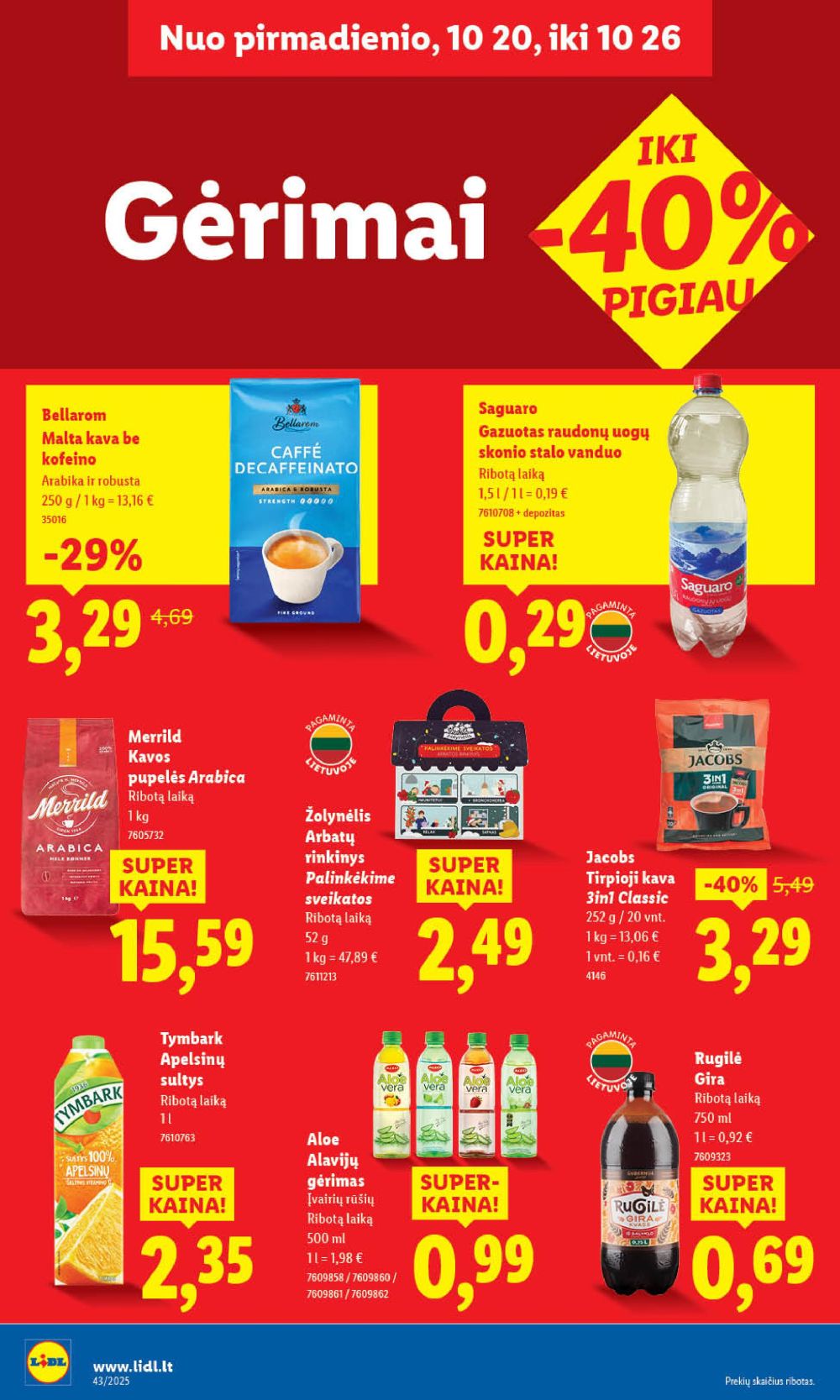 lidl - LIDL - Maisto prekių pasiūlymai (2025 10 20 - 2025 10 26) - page: 38 lidl - LIDL - Maisto prekių pasiūlymai (2025 10 20 - 2025 10 26) - page: 38
