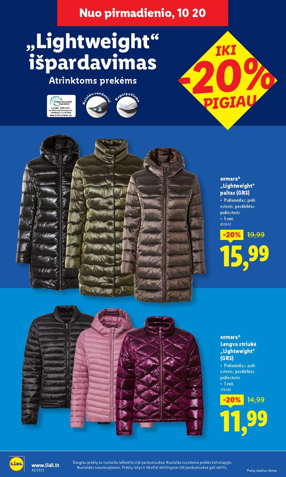 lidl - LIDL - Ne maisto prekių pasiūlymai (2025 10 20 - 2025 10 26) - page: 16