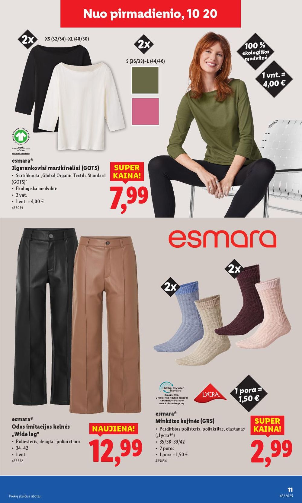 lidl - LIDL - Ne maisto prekių pasiūlymai (2025 10 20 - 2025 10 26) - page: 11