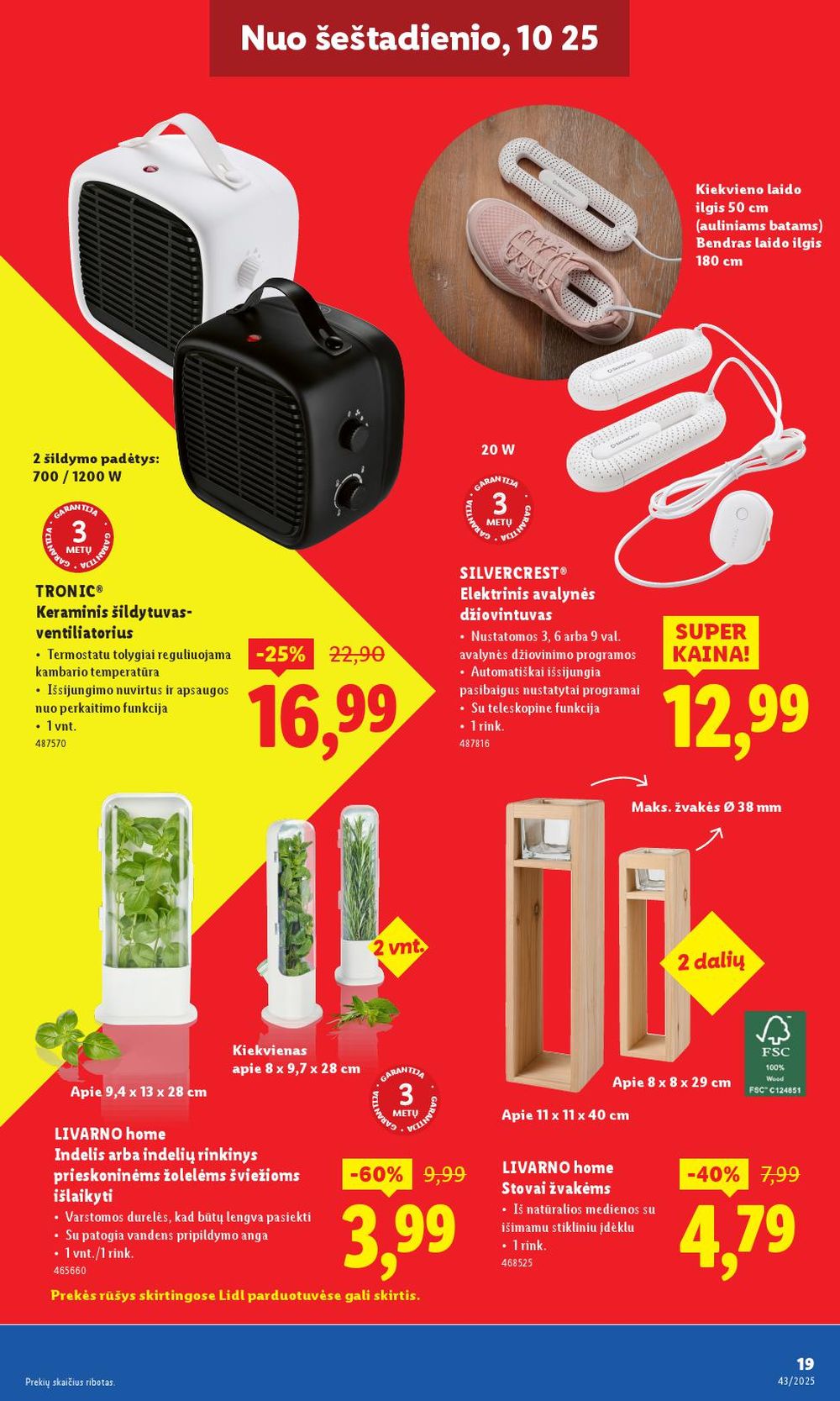 lidl - LIDL - Ne maisto prekių pasiūlymai (2025 10 20 - 2025 10 26) - page: 35