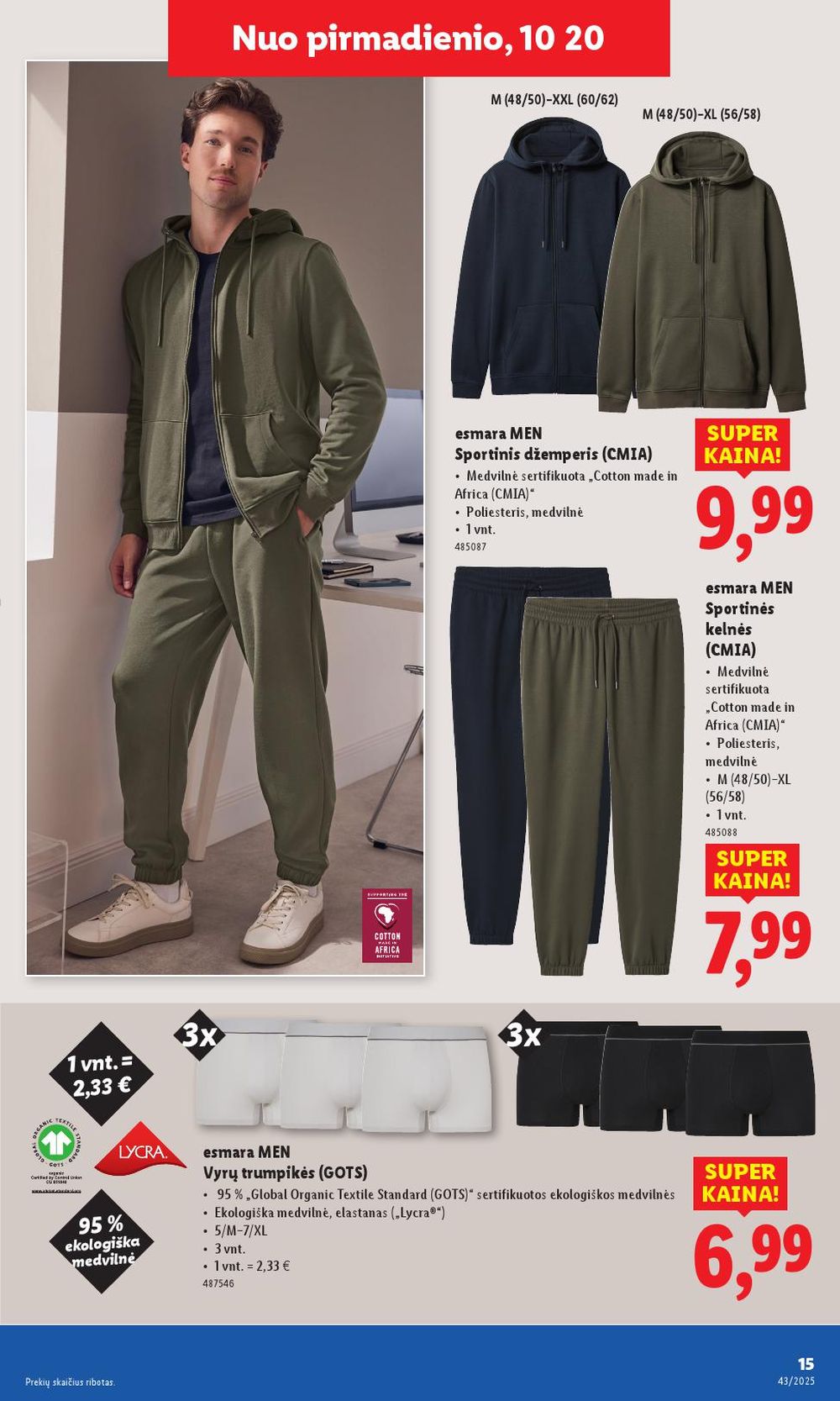 lidl - LIDL - Ne maisto prekių pasiūlymai (2025 10 20 - 2025 10 26) - page: 15