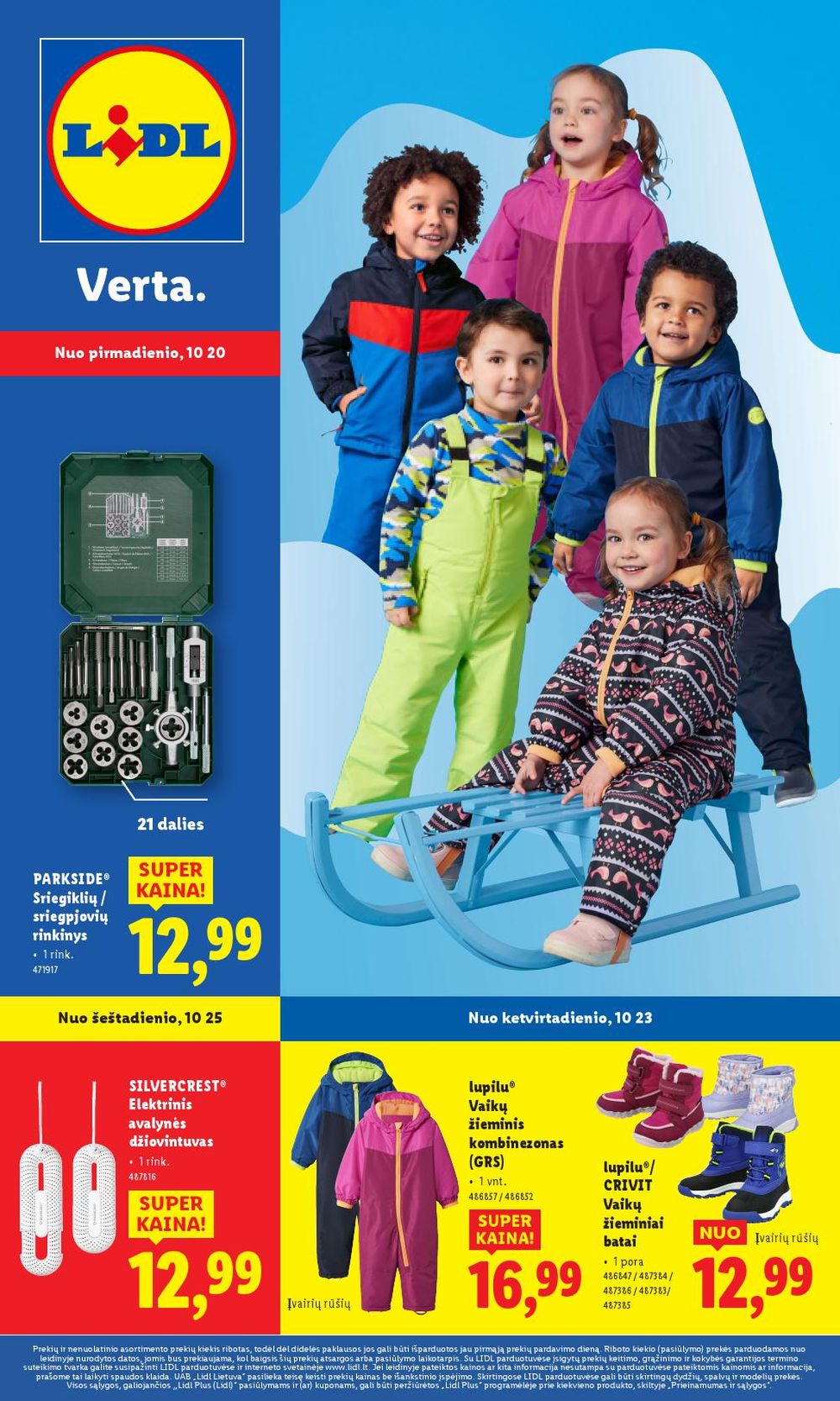 lidl - LIDL - Ne maisto prekių pasiūlymai (2025 10 20 - 2025 10 26)