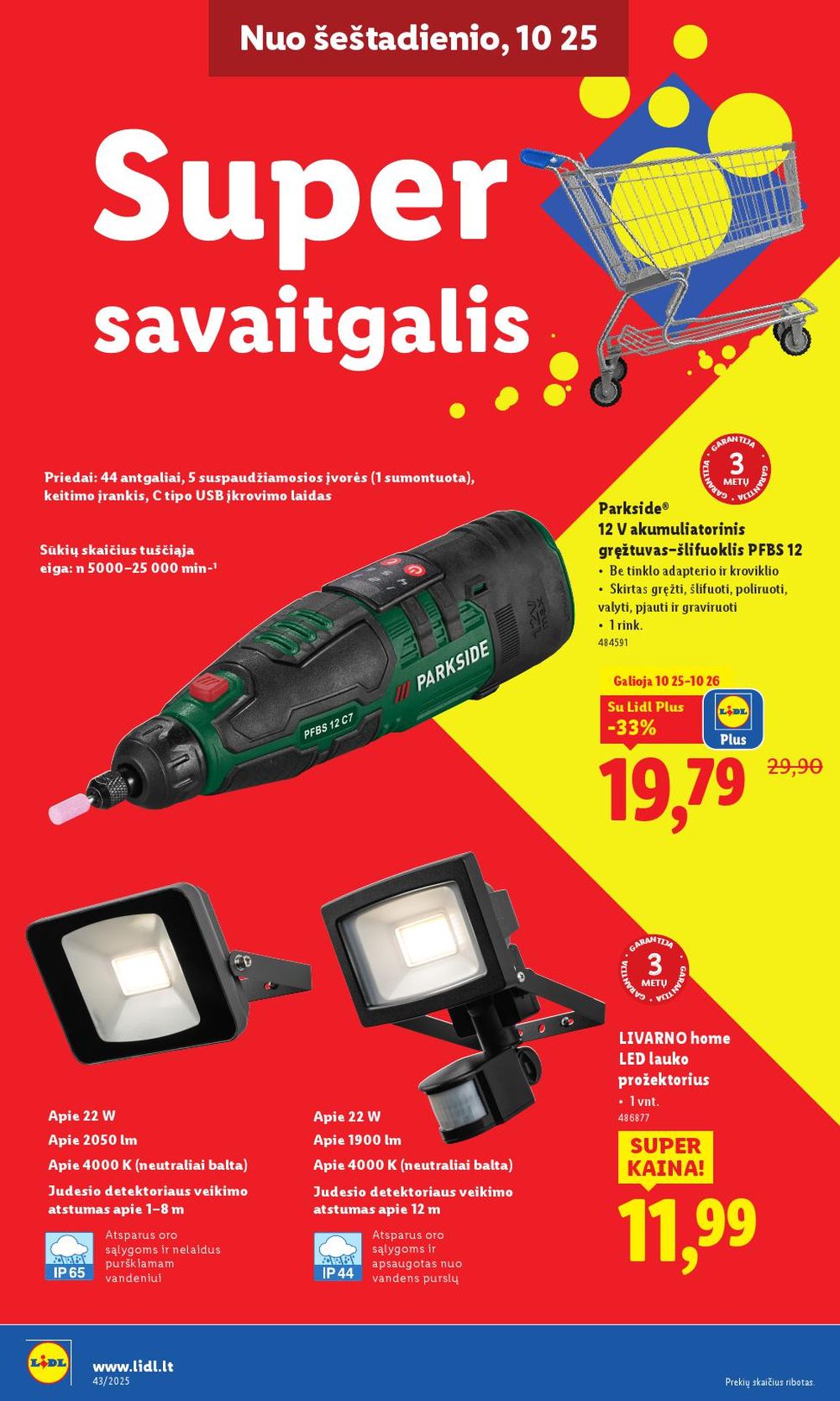 lidl - LIDL - Ne maisto prekių pasiūlymai (2025 10 20 - 2025 10 26) - page: 34