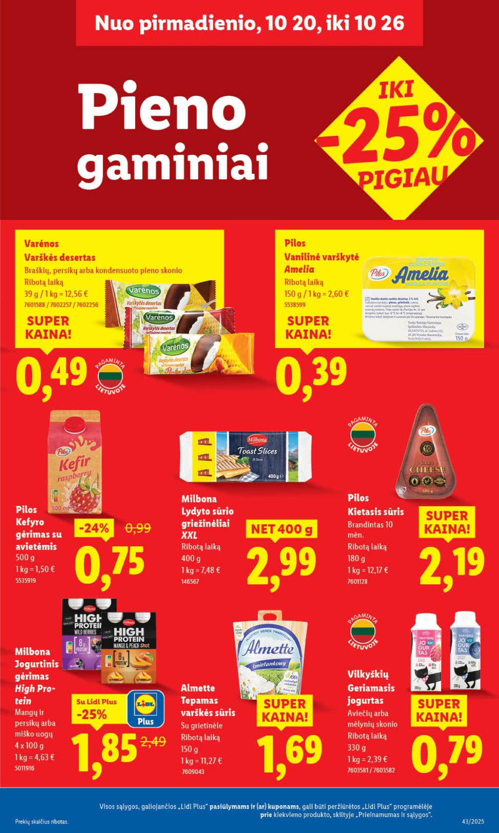 lidl - LIDL - Maisto prekių pasiūlymai (2025 10 23 - 2025 10 26) - page: 43 lidl - LIDL - Maisto prekių pasiūlymai (2025 10 23 - 2025 10 26) - page: 43