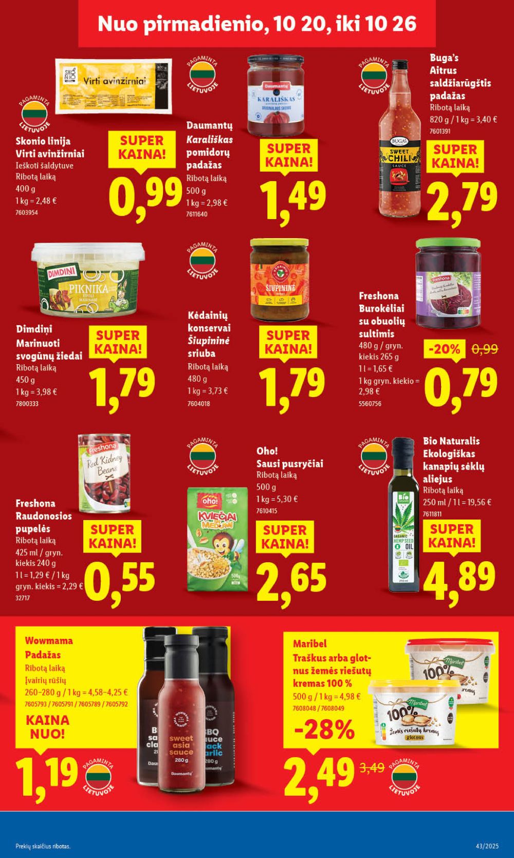 lidl - LIDL - Maisto prekių pasiūlymai (2025 10 23 - 2025 10 26) - page: 49 lidl - LIDL - Maisto prekių pasiūlymai (2025 10 23 - 2025 10 26) - page: 49