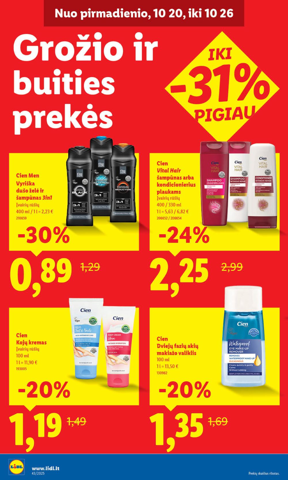 lidl - LIDL - Maisto prekių pasiūlymai (2025 10 23 - 2025 10 26) - page: 56 lidl - LIDL - Maisto prekių pasiūlymai (2025 10 23 - 2025 10 26) - page: 56