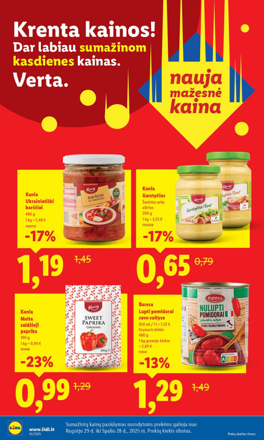 lidl - LIDL - Maisto prekių pasiūlymai (2025 10 23 - 2025 10 26) - page: 6 lidl - LIDL - Maisto prekių pasiūlymai (2025 10 23 - 2025 10 26) - page: 6
