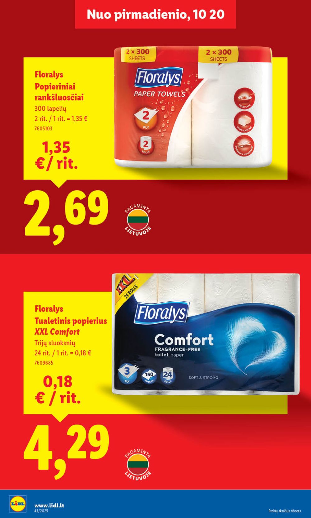 lidl - LIDL - Maisto prekių pasiūlymai (2025 10 23 - 2025 10 26) - page: 40 lidl - LIDL - Maisto prekių pasiūlymai (2025 10 23 - 2025 10 26) - page: 40