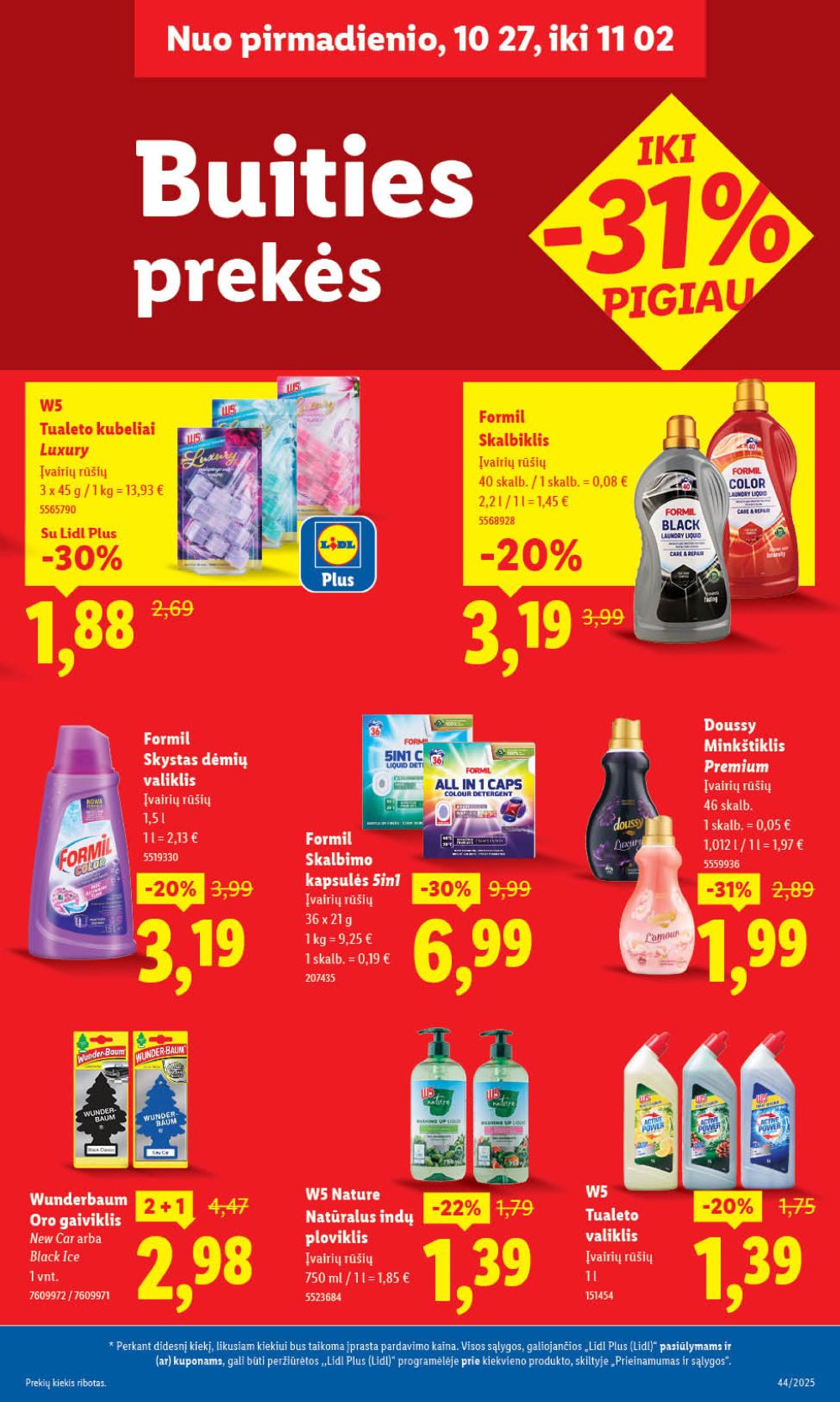 lidl - LIDL - Maisto prekių pasiūlymai (2025 10 27 - 2025 11 02) - page: 43 lidl - LIDL - Maisto prekių pasiūlymai (2025 10 27 - 2025 11 02) - page: 43
