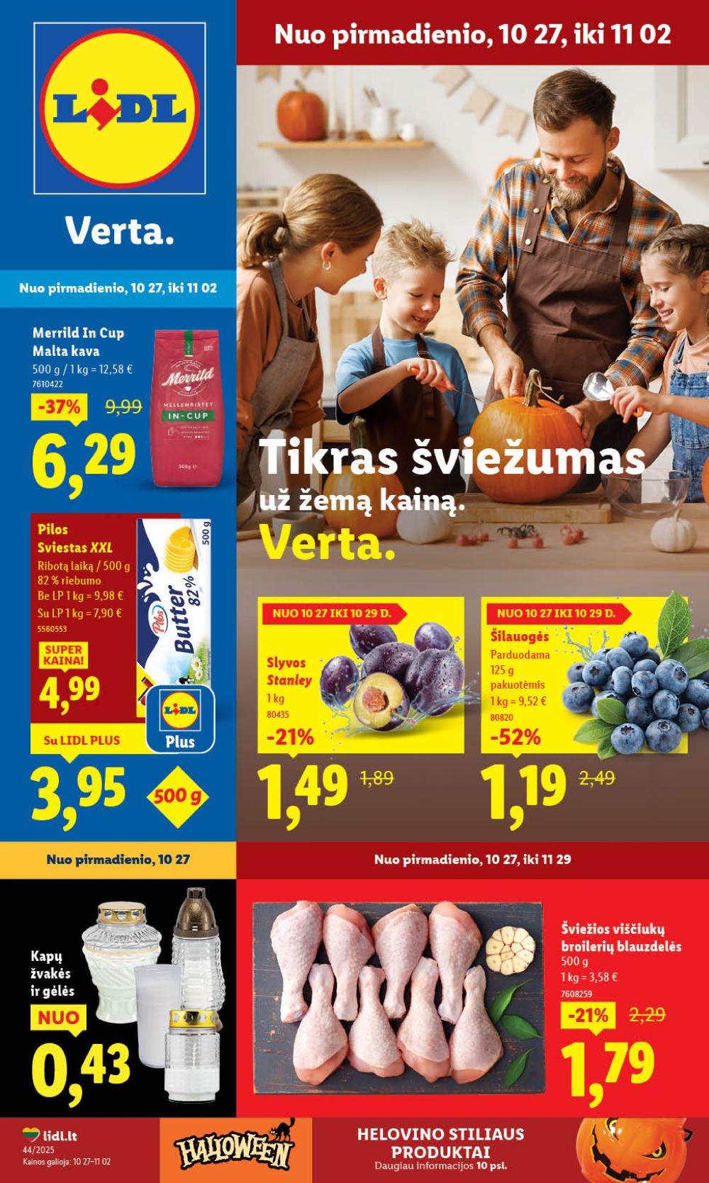 lidl - LIDL - Maisto prekių pasiūlymai (2025 10 27 - 2025 11 02)