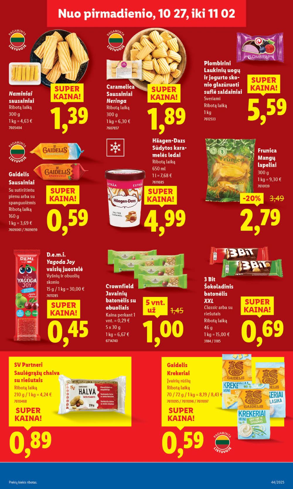 lidl - LIDL - Maisto prekių pasiūlymai (2025 10 27 - 2025 11 02) - page: 39 lidl - LIDL - Maisto prekių pasiūlymai (2025 10 27 - 2025 11 02) - page: 39