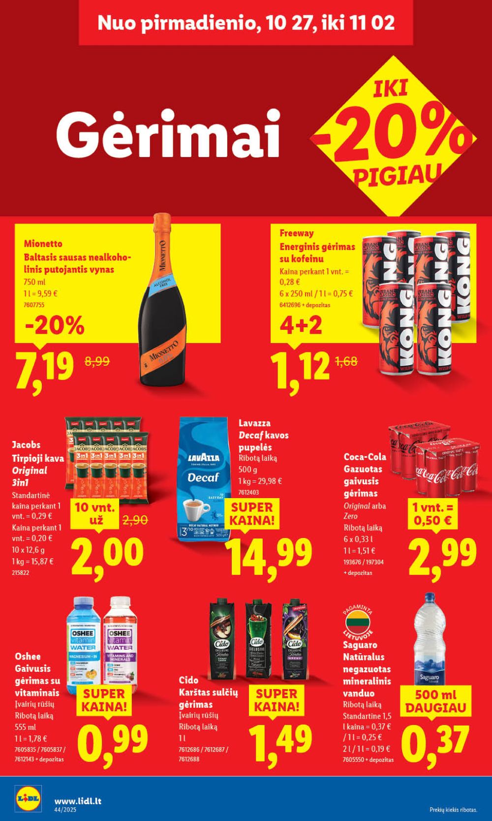 lidl - LIDL - Maisto prekių pasiūlymai (2025 10 27 - 2025 11 02) - page: 34 lidl - LIDL - Maisto prekių pasiūlymai (2025 10 27 - 2025 11 02) - page: 34