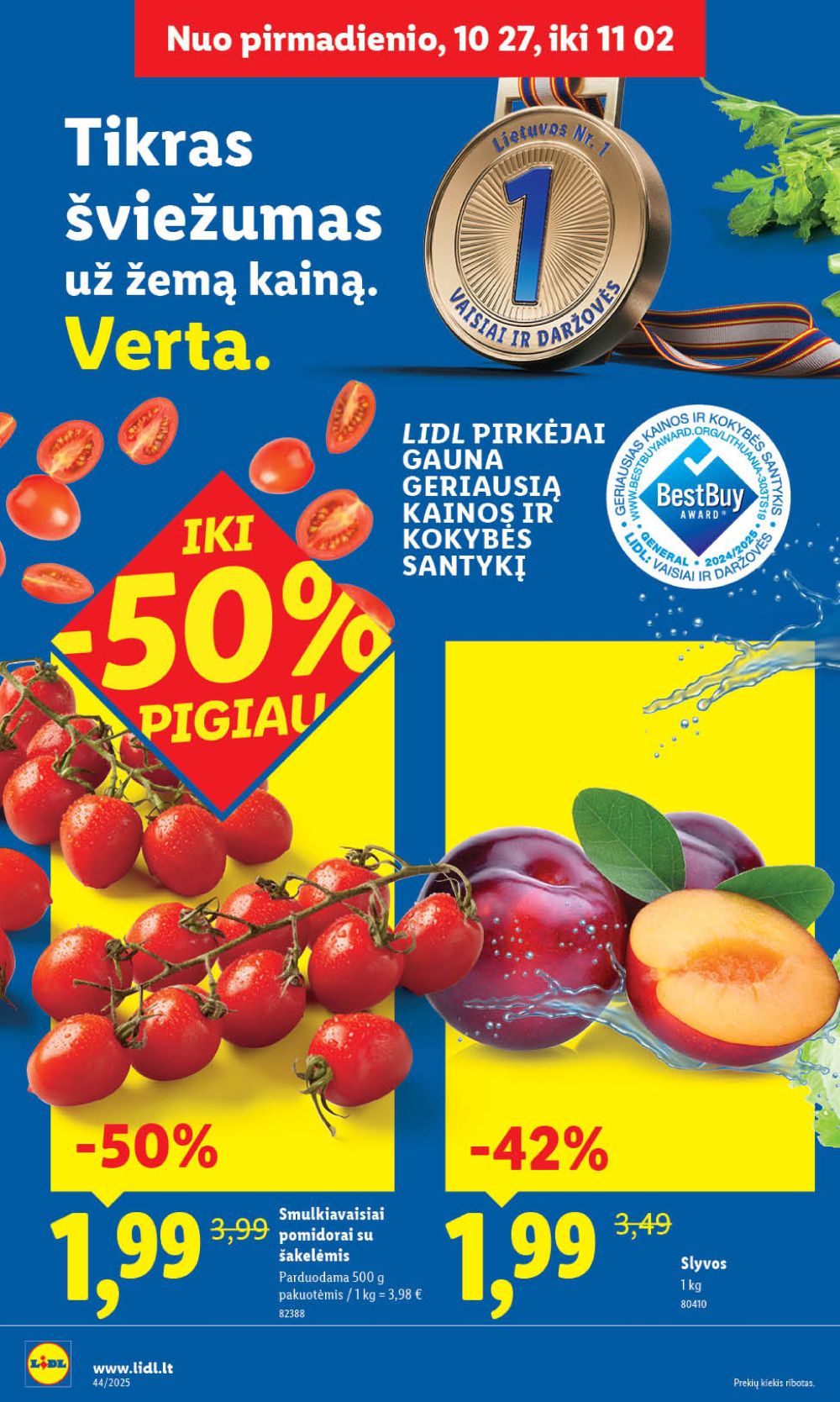 lidl - LIDL - Maisto prekių pasiūlymai (2025 10 27 - 2025 11 02) - page: 4 lidl - LIDL - Maisto prekių pasiūlymai (2025 10 27 - 2025 11 02) - page: 4