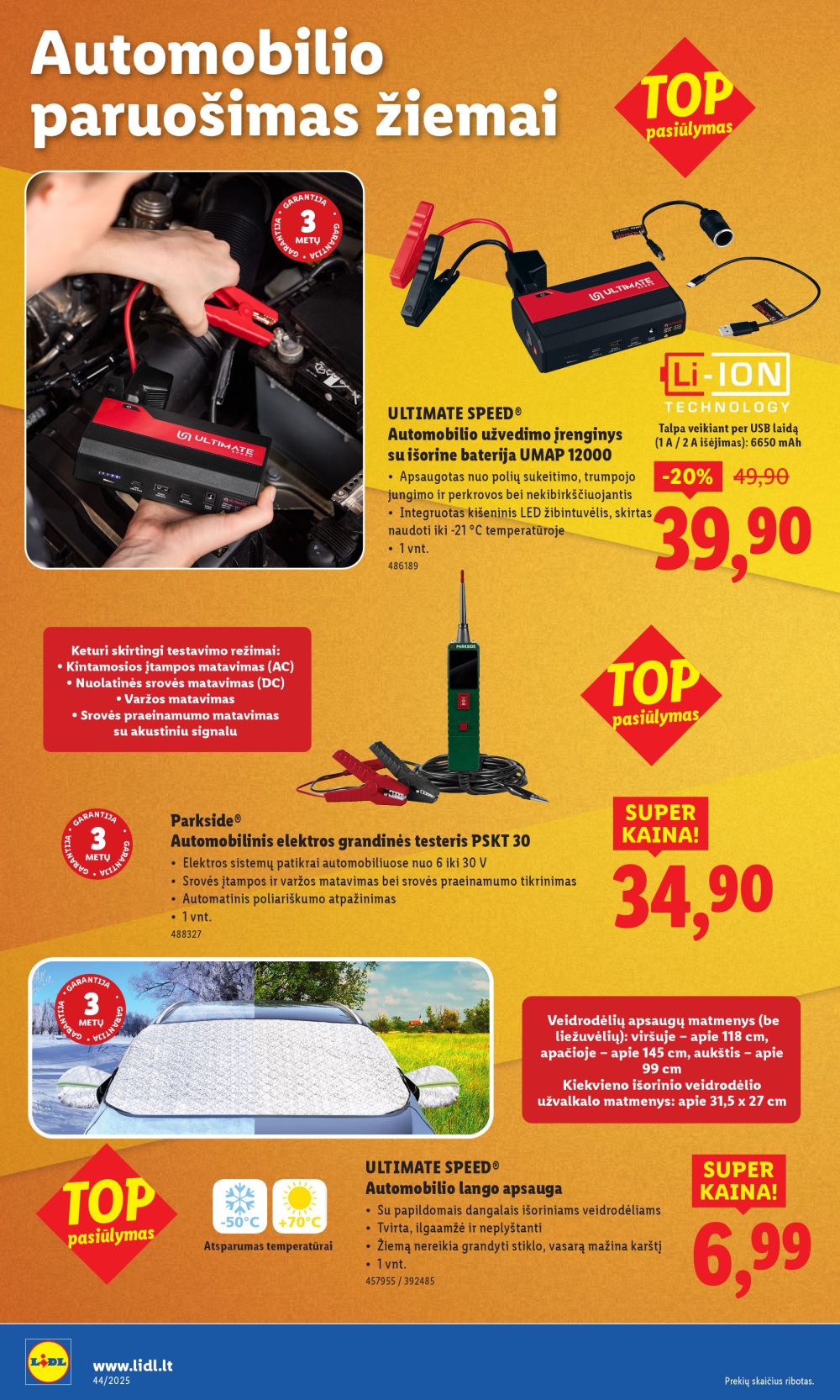 lidl - LIDL - Ne maisto prekių pasiūlymai (2025 10 27 - 2025 11 02) - page: 4 lidl - LIDL - Ne maisto prekių pasiūlymai (2025 10 27 - 2025 11 02) - page: 4