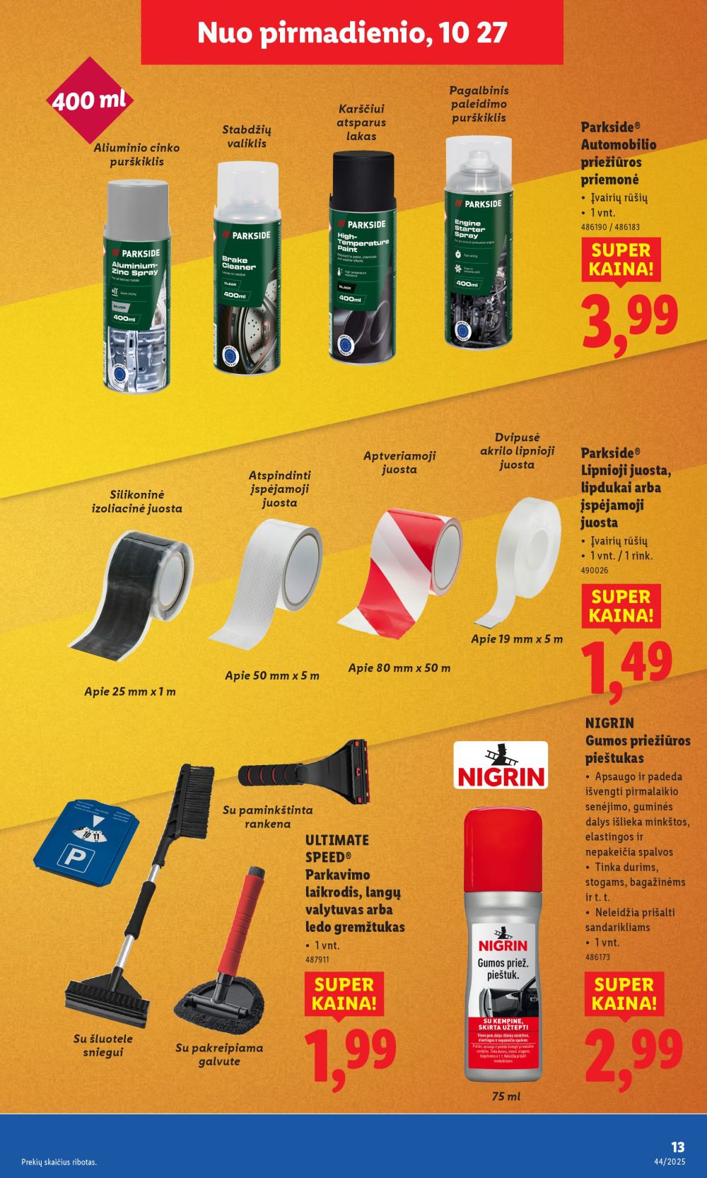 lidl - LIDL - Ne maisto prekių pasiūlymai (2025 10 27 - 2025 11 02) - page: 13 lidl - LIDL - Ne maisto prekių pasiūlymai (2025 10 27 - 2025 11 02) - page: 13