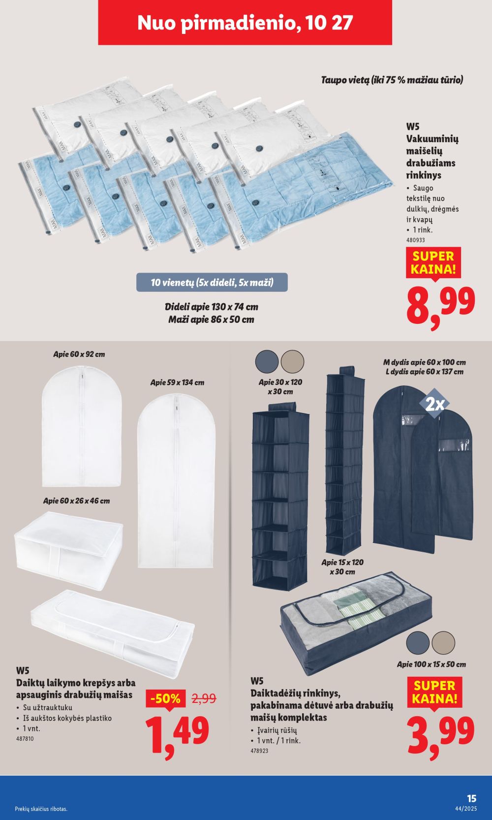 lidl - LIDL - Ne maisto prekių pasiūlymai (2025 10 27 - 2025 11 02) - page: 15 lidl - LIDL - Ne maisto prekių pasiūlymai (2025 10 27 - 2025 11 02) - page: 15