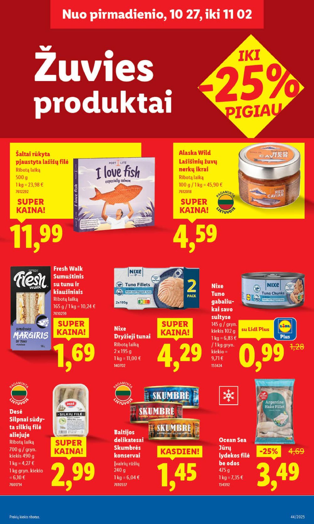 lidl - LIDL - Maisto prekių pasiūlymai (2025 10 30 - 2025 11 02) - page: 41 lidl - LIDL - Maisto prekių pasiūlymai (2025 10 30 - 2025 11 02) - page: 41