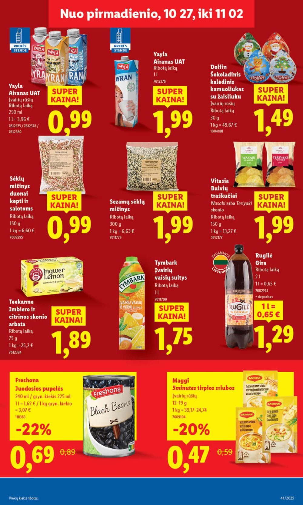 lidl - LIDL - Maisto prekių pasiūlymai (2025 10 30 - 2025 11 02) - page: 49 lidl - LIDL - Maisto prekių pasiūlymai (2025 10 30 - 2025 11 02) - page: 49