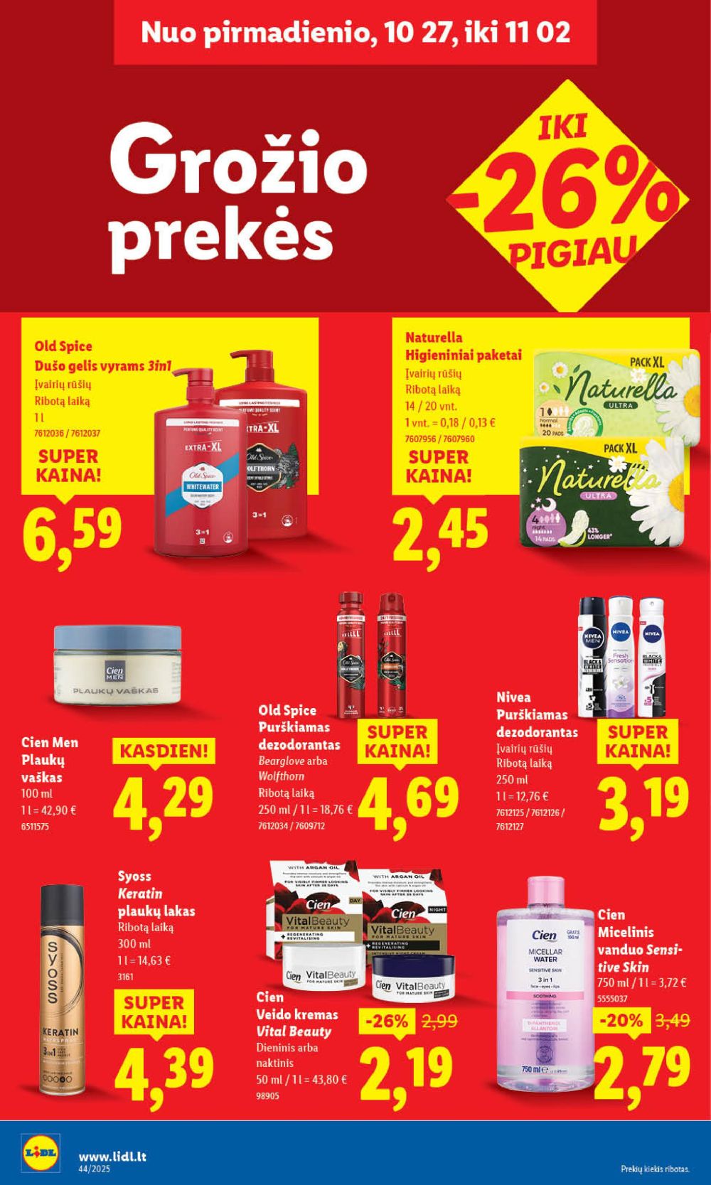 lidl - LIDL - Maisto prekių pasiūlymai (2025 10 30 - 2025 11 02) - page: 50 lidl - LIDL - Maisto prekių pasiūlymai (2025 10 30 - 2025 11 02) - page: 50