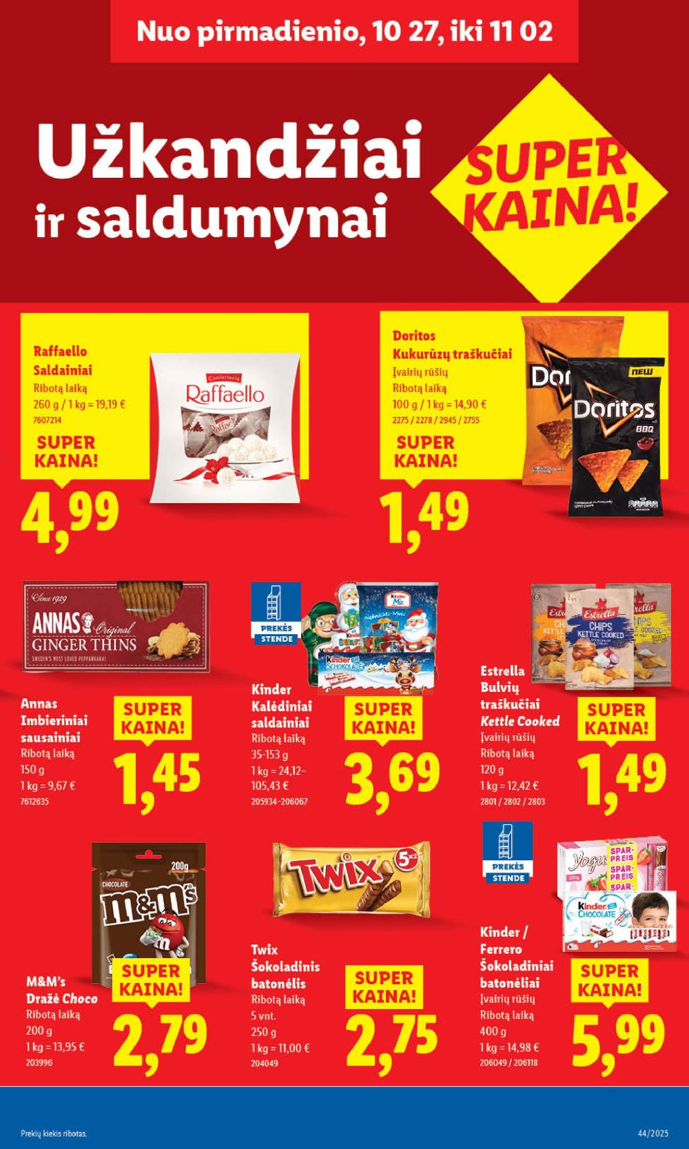 lidl - LIDL - Maisto prekių pasiūlymai (2025 10 30 - 2025 11 02) - page: 43 lidl - LIDL - Maisto prekių pasiūlymai (2025 10 30 - 2025 11 02) - page: 43