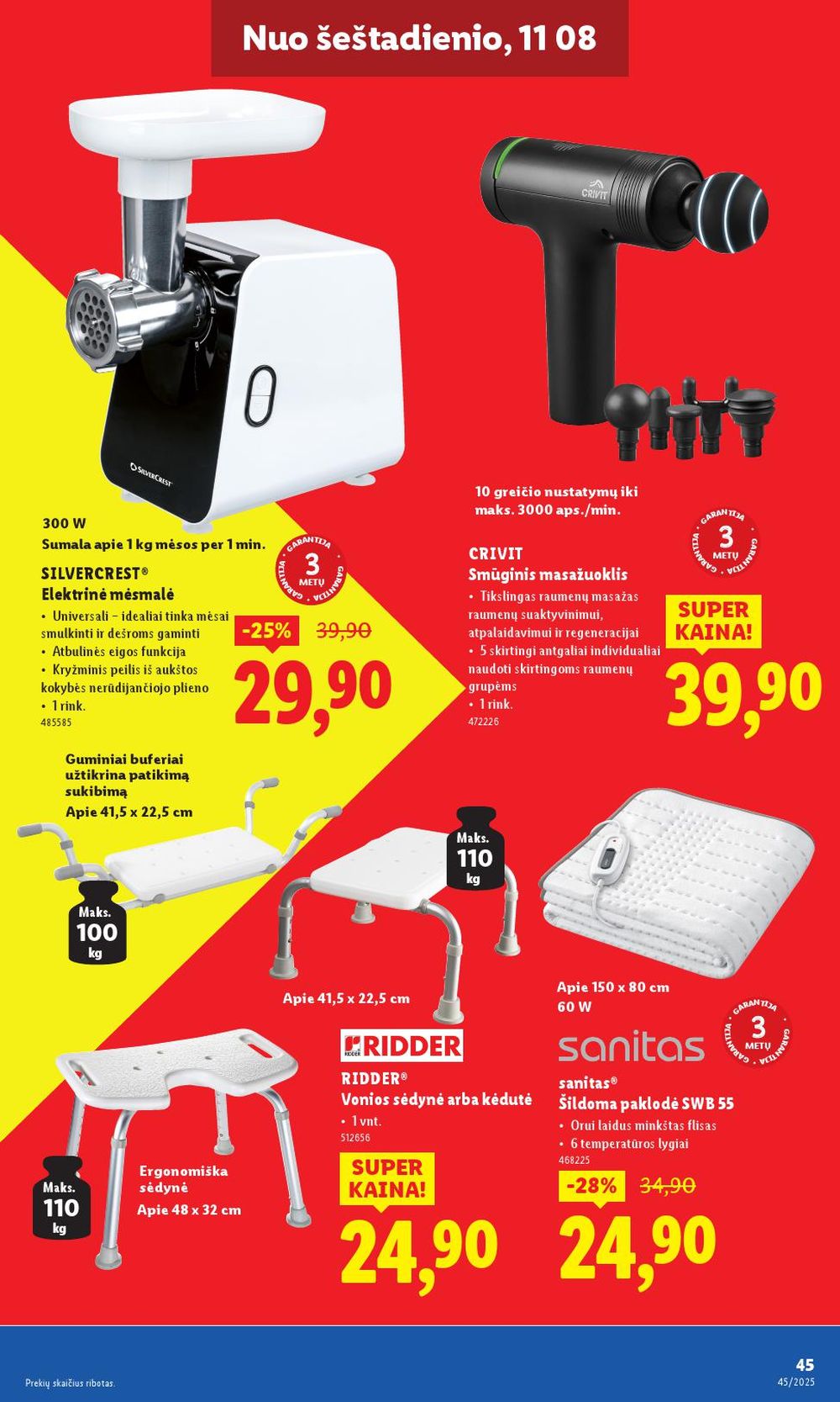 lidl - LIDL - Ne maisto prekių pasiūlymai (2025 11 03 - 2025 11 09) - page: 45