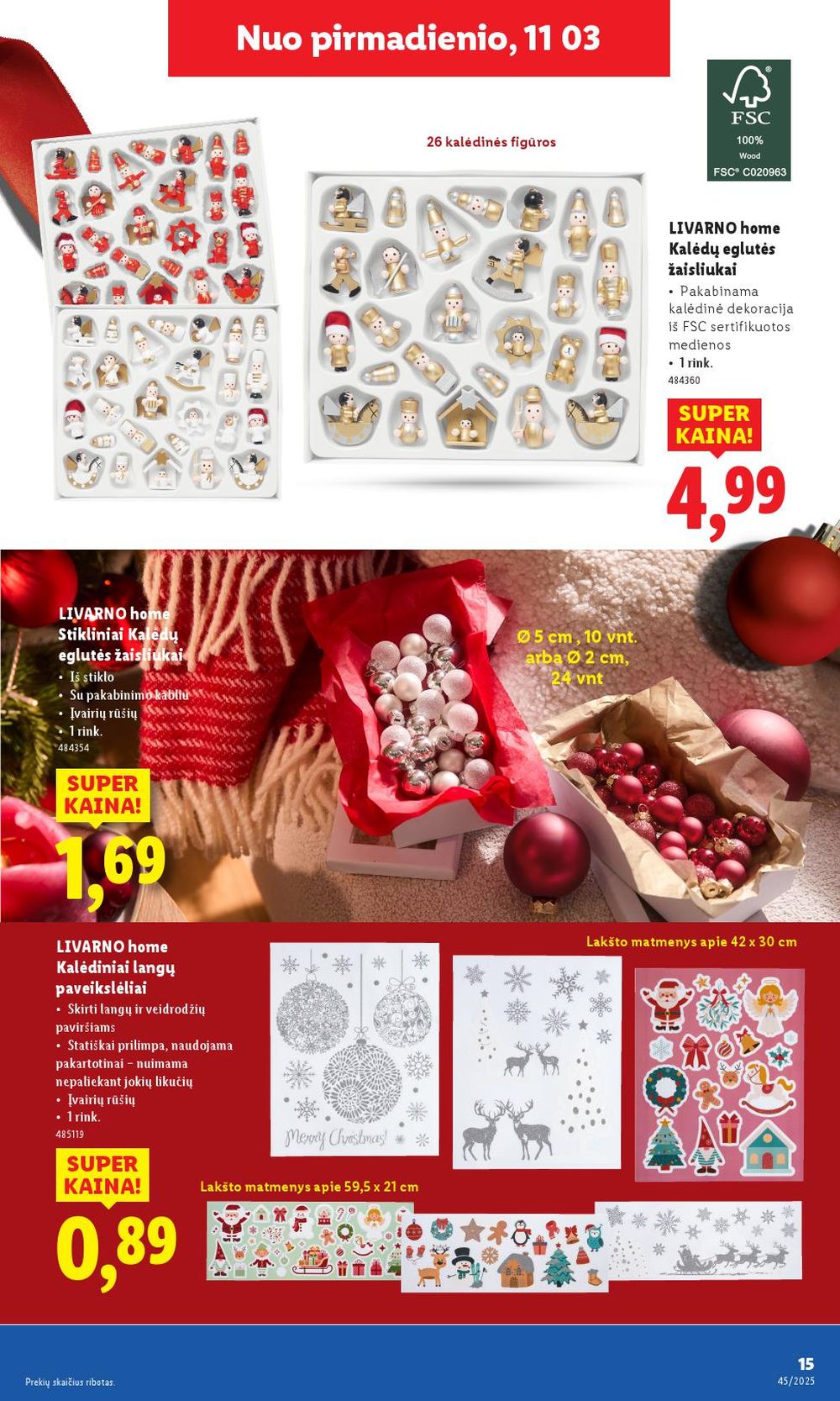 lidl - LIDL - Ne maisto prekių pasiūlymai (2025 11 03 - 2025 11 09) - page: 15