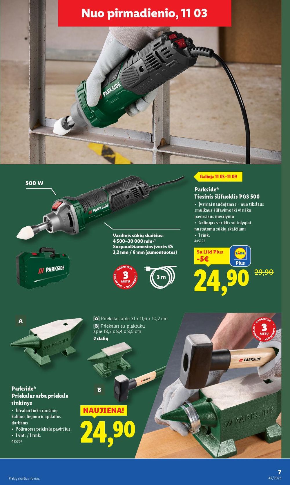 lidl - LIDL - Ne maisto prekių pasiūlymai (2025 11 03 - 2025 11 09) - page: 7