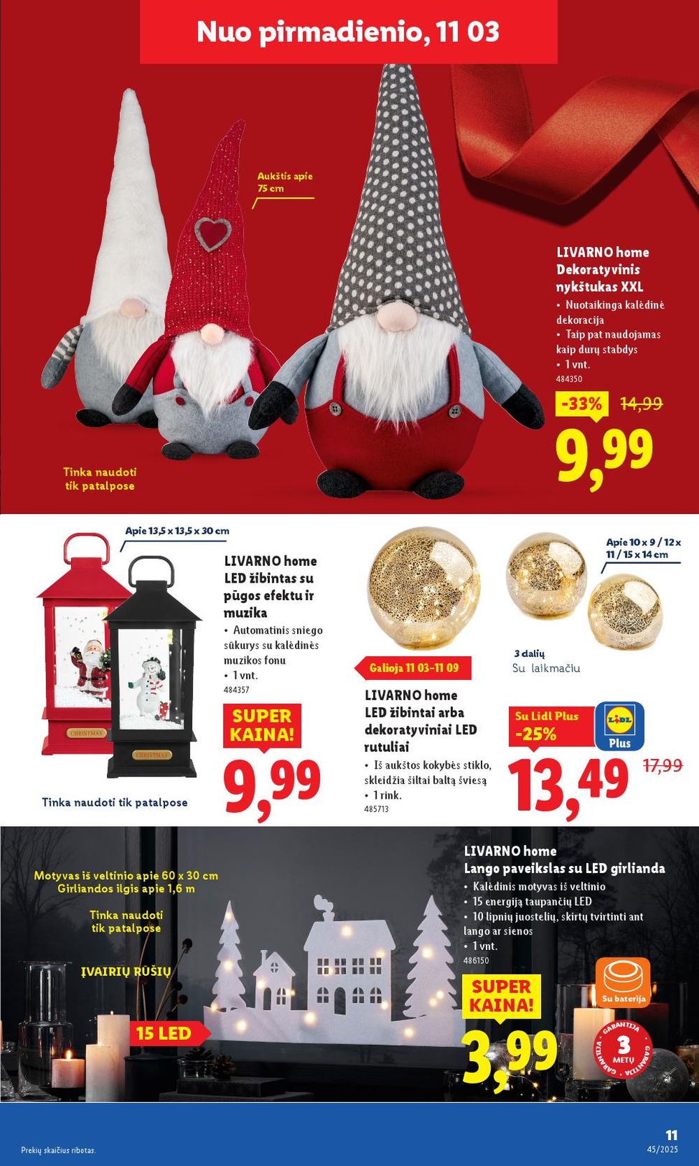 lidl - LIDL - Ne maisto prekių pasiūlymai (2025 11 03 - 2025 11 09) - page: 11