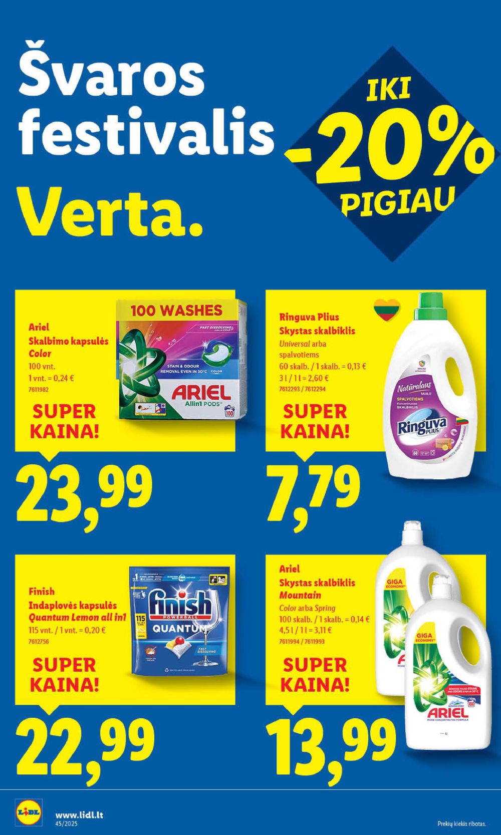 lidl - LIDL - Maisto prekių pasiūlymai (2025 11 03 - 2025 11 09) - page: 46