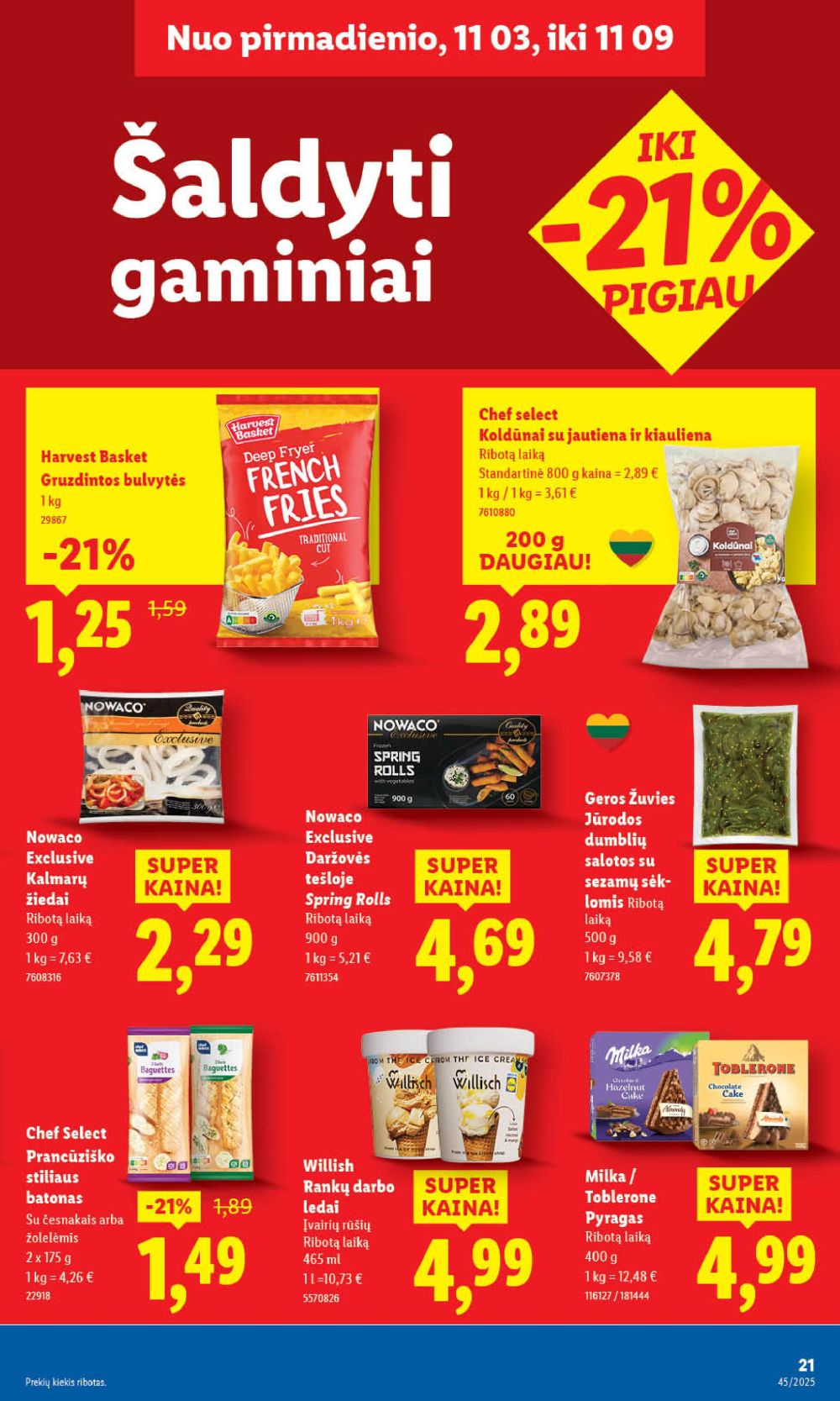 lidl - LIDL - Maisto prekių pasiūlymai (2025 11 03 - 2025 11 09) - page: 31